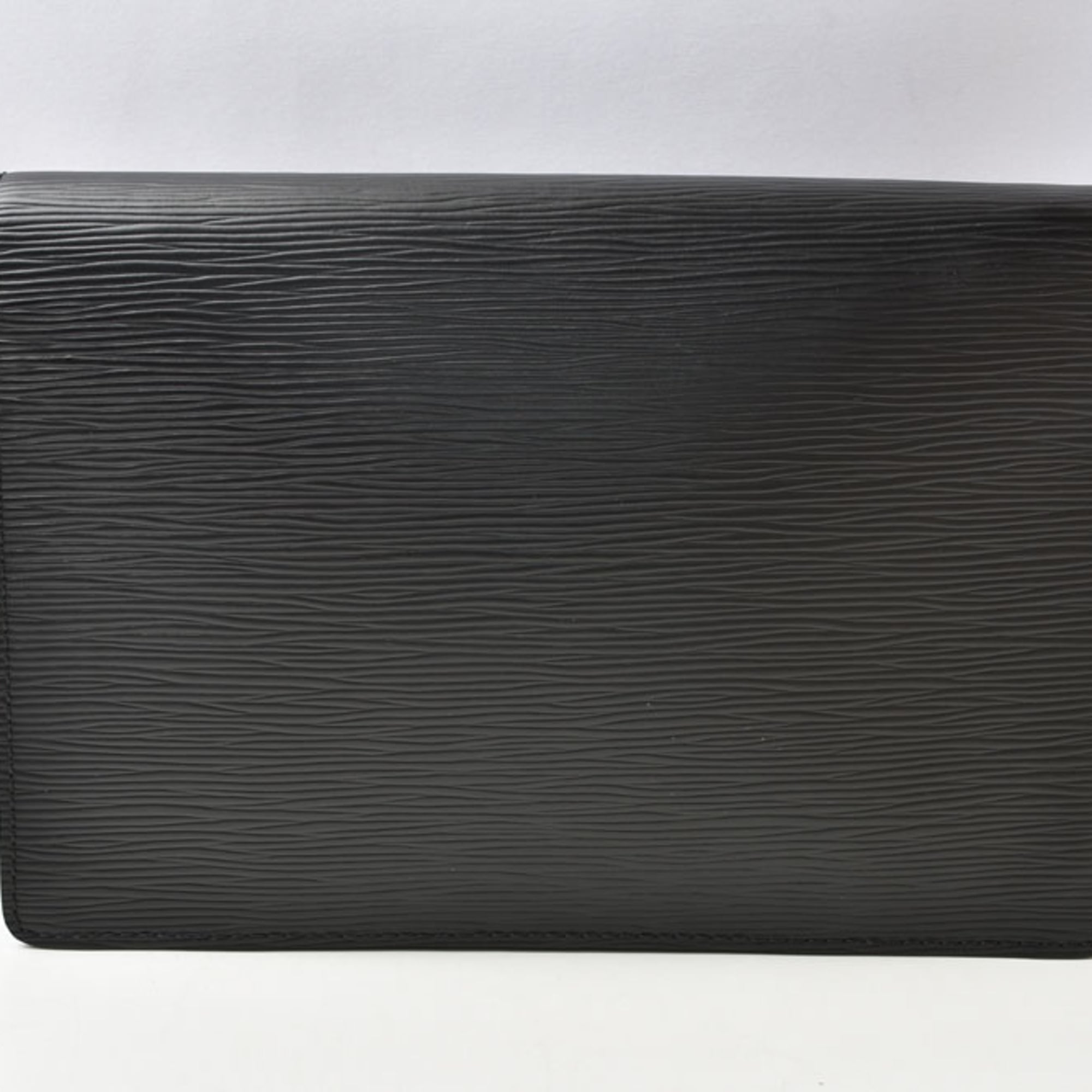 Louis Vuitton Ardoise Black Noir Epi Leather Clutch Bag Pochette (Pre-Owned)
