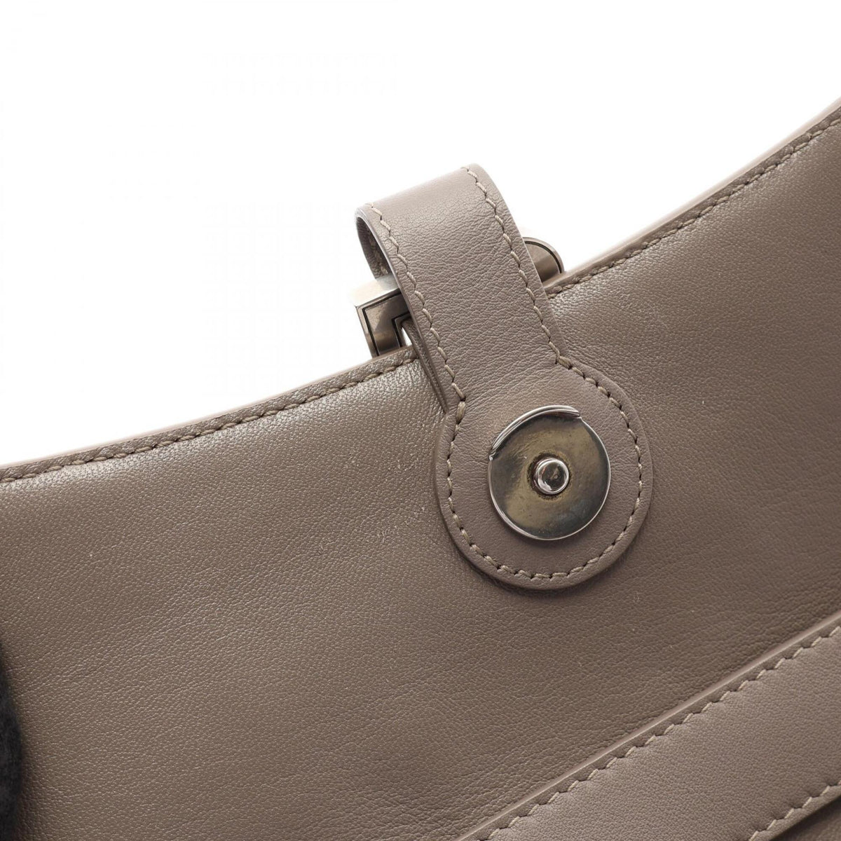 Balenciaga Gray Leather Handbag Shoulder Bag (Pre-Owned)