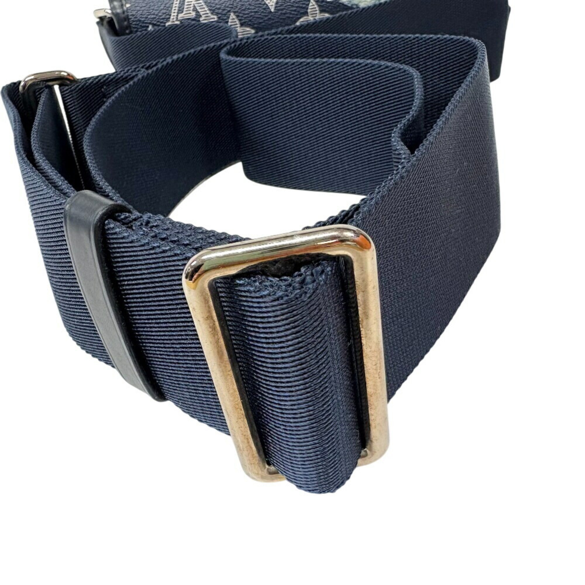Louis Vuitton Navy Leather Shoulder Bag (Pre-Owned)