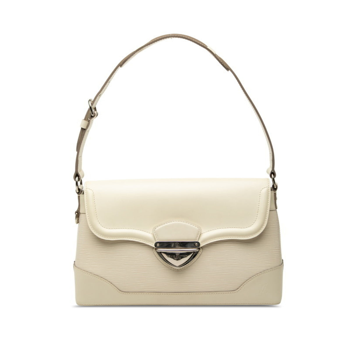 Louis Vuitton Epi White Leather Shoulder Bag (Pre-Owned)