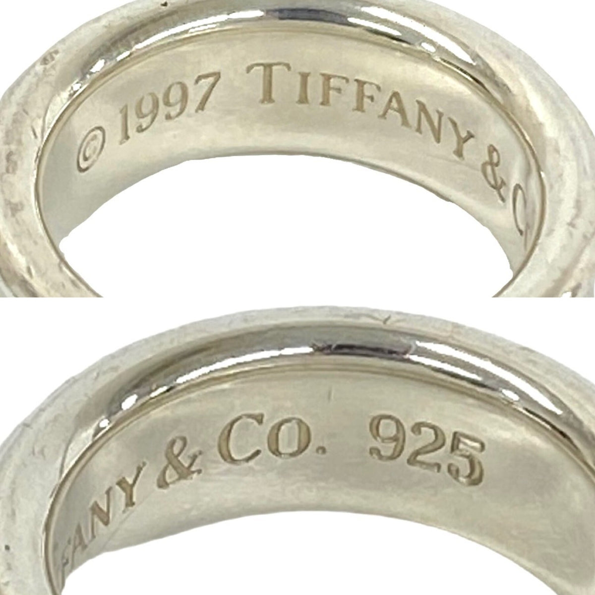 Tiffany Silver Silver 925 Band Ring (Pre-Owned)