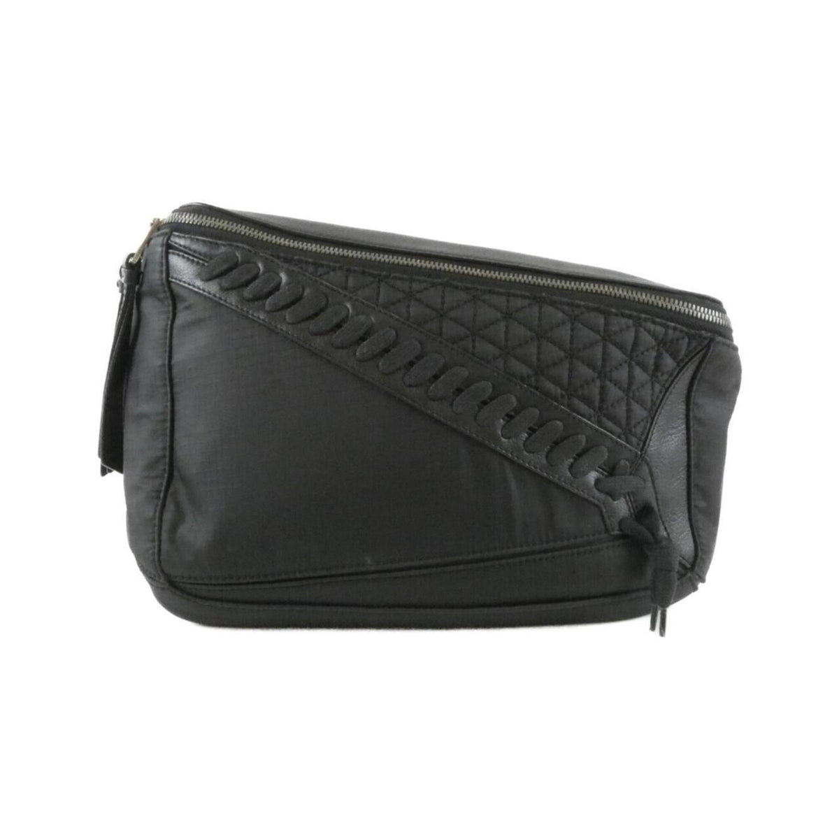 Loewe Black Nylon Leather Shoulder Bag (Pre-Owned)