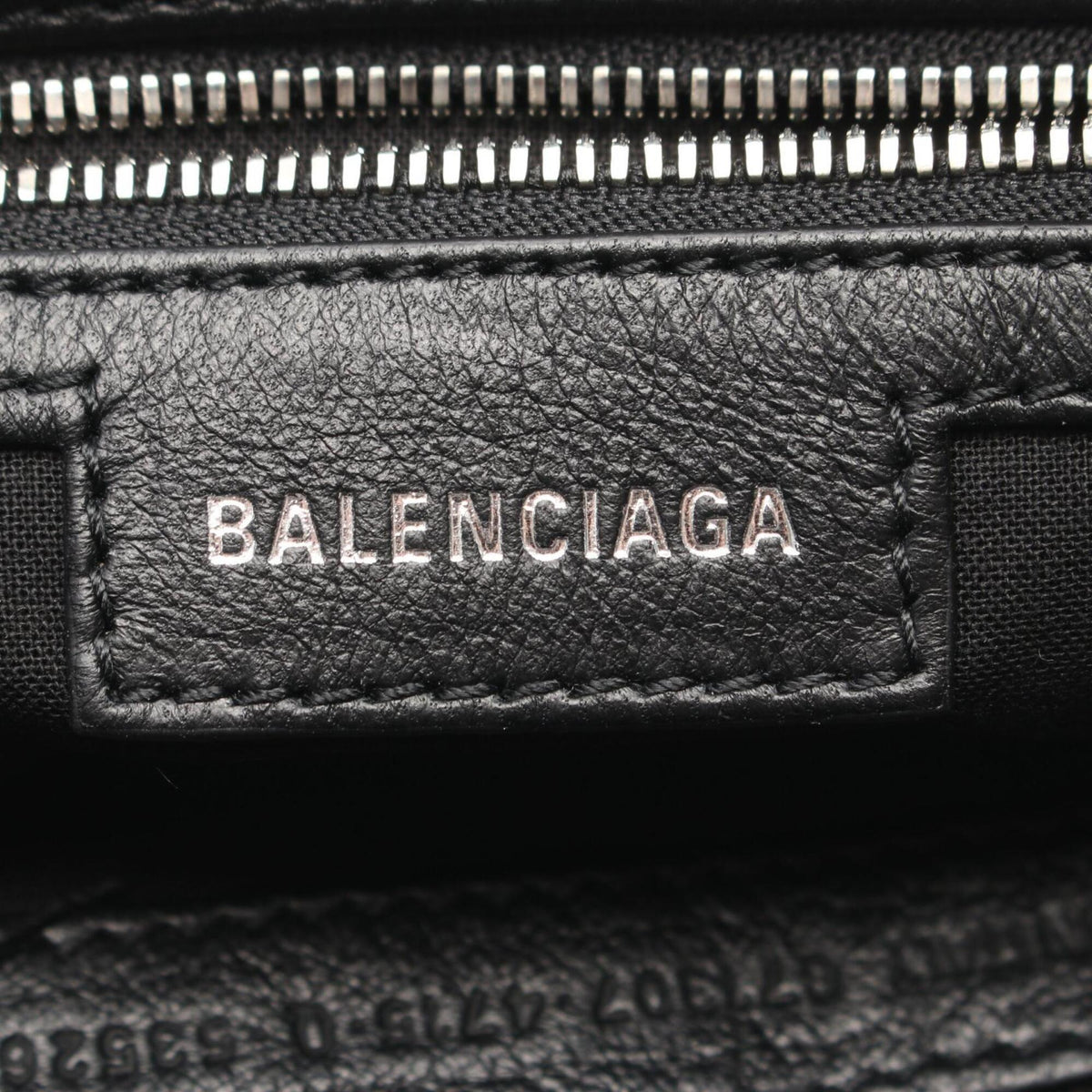 Balenciaga Blue Denim Handbag Pouch Shoulder Bag (Pre-Owned)