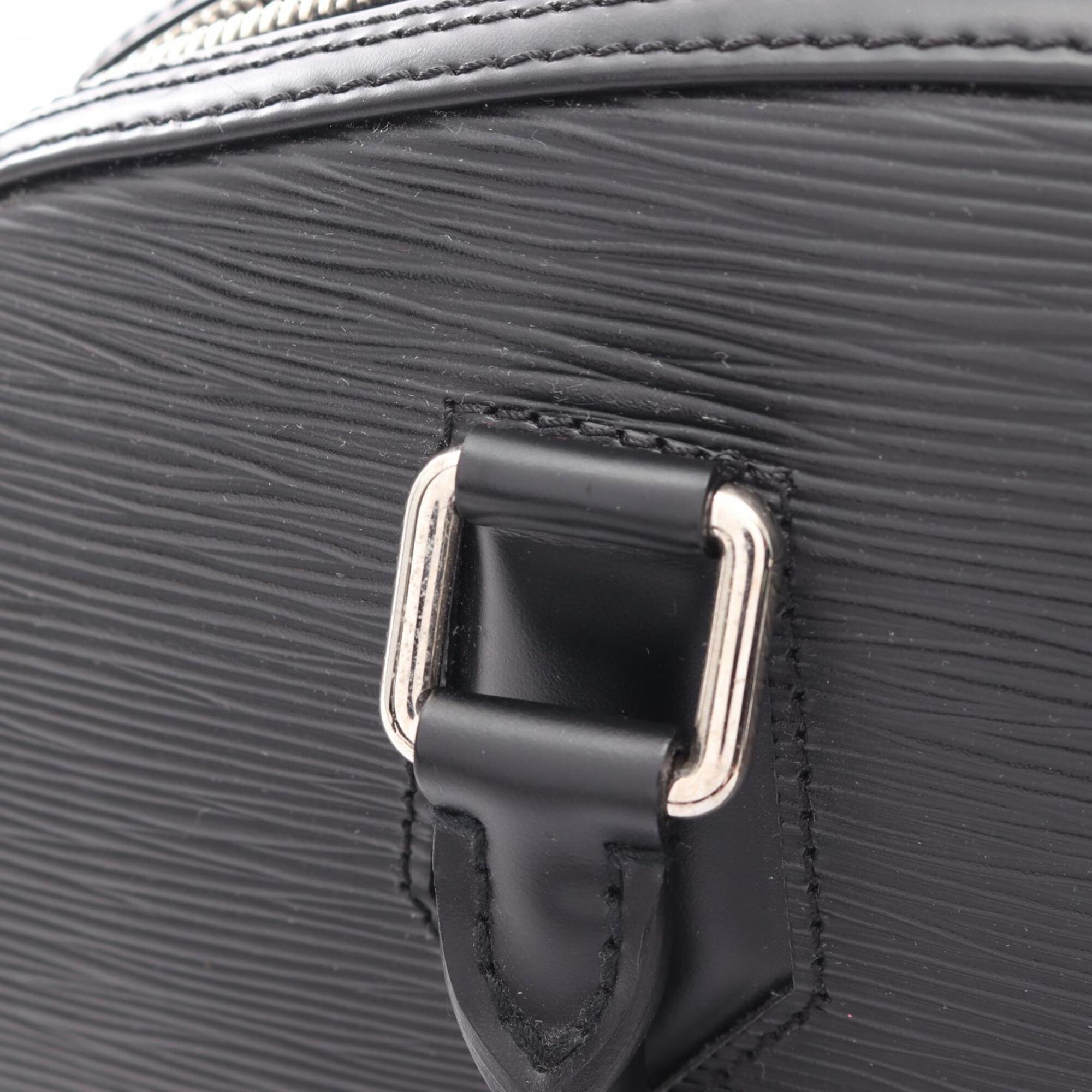 Louis Vuitton Black Leather Handbag (Pre-Owned)