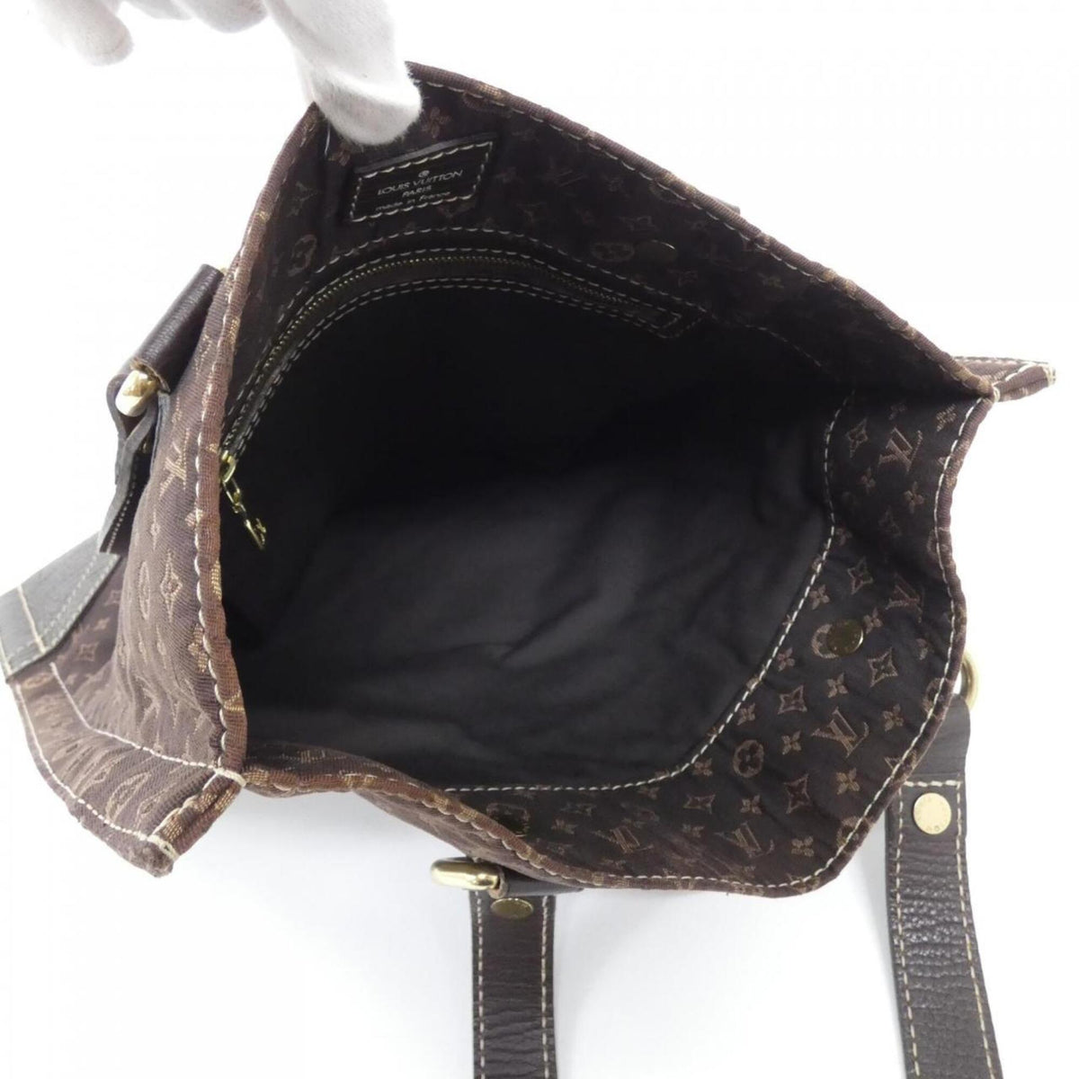 Louis Vuitton Ebene Canvas Handbag (Pre-Owned)