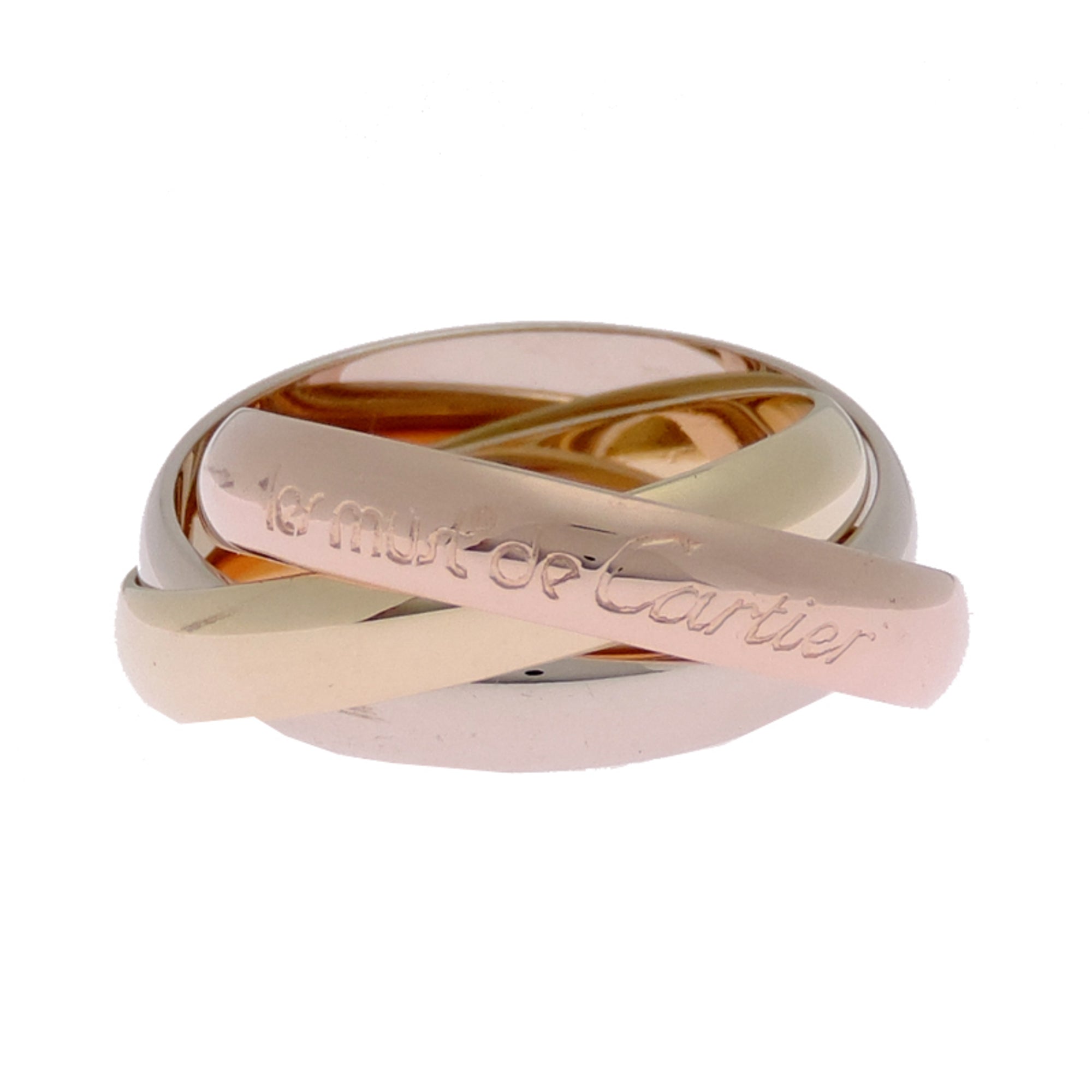 Cartier Yellow Gold (18K) Pink Gold (18K) White Gold (18K) Band Ring (Pre-Owned)
