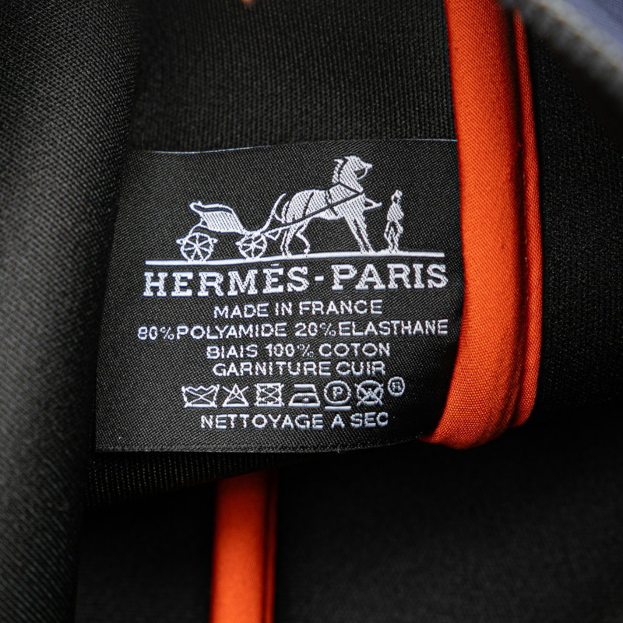 Hermes Navy Polyamide Pouch (Pre-Owned)