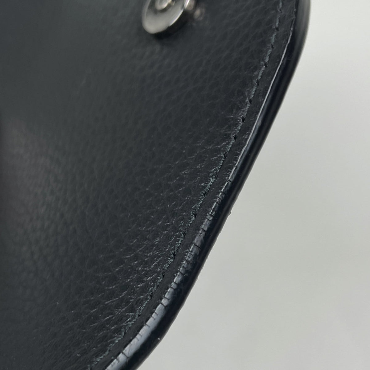 Christian Dior Black Cotton Leather Fabric Long Wallet (Bi-Fold) (Pre-Owned)