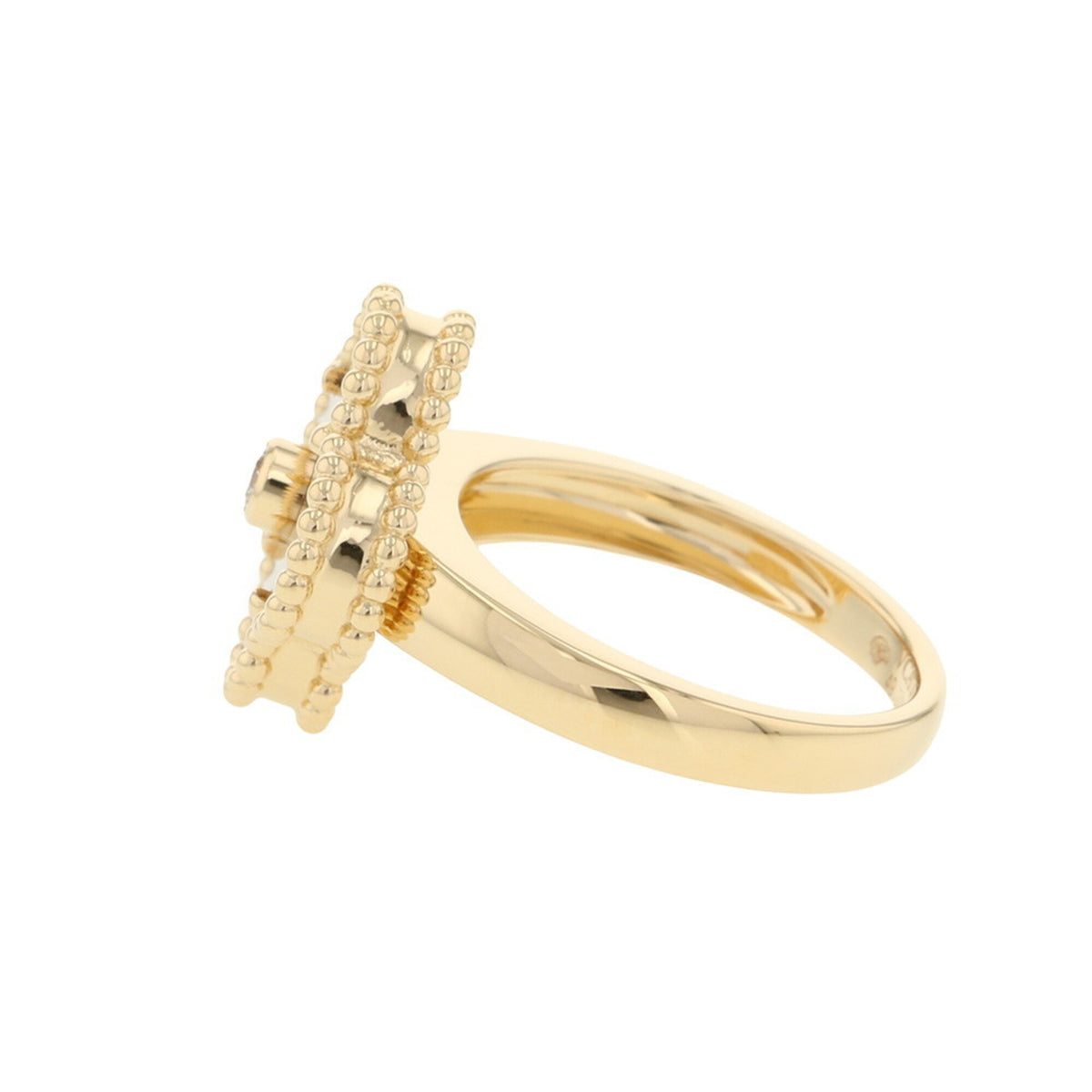 Carnelian Yellow Gold (18K) Band Ring (Pre-Owned)