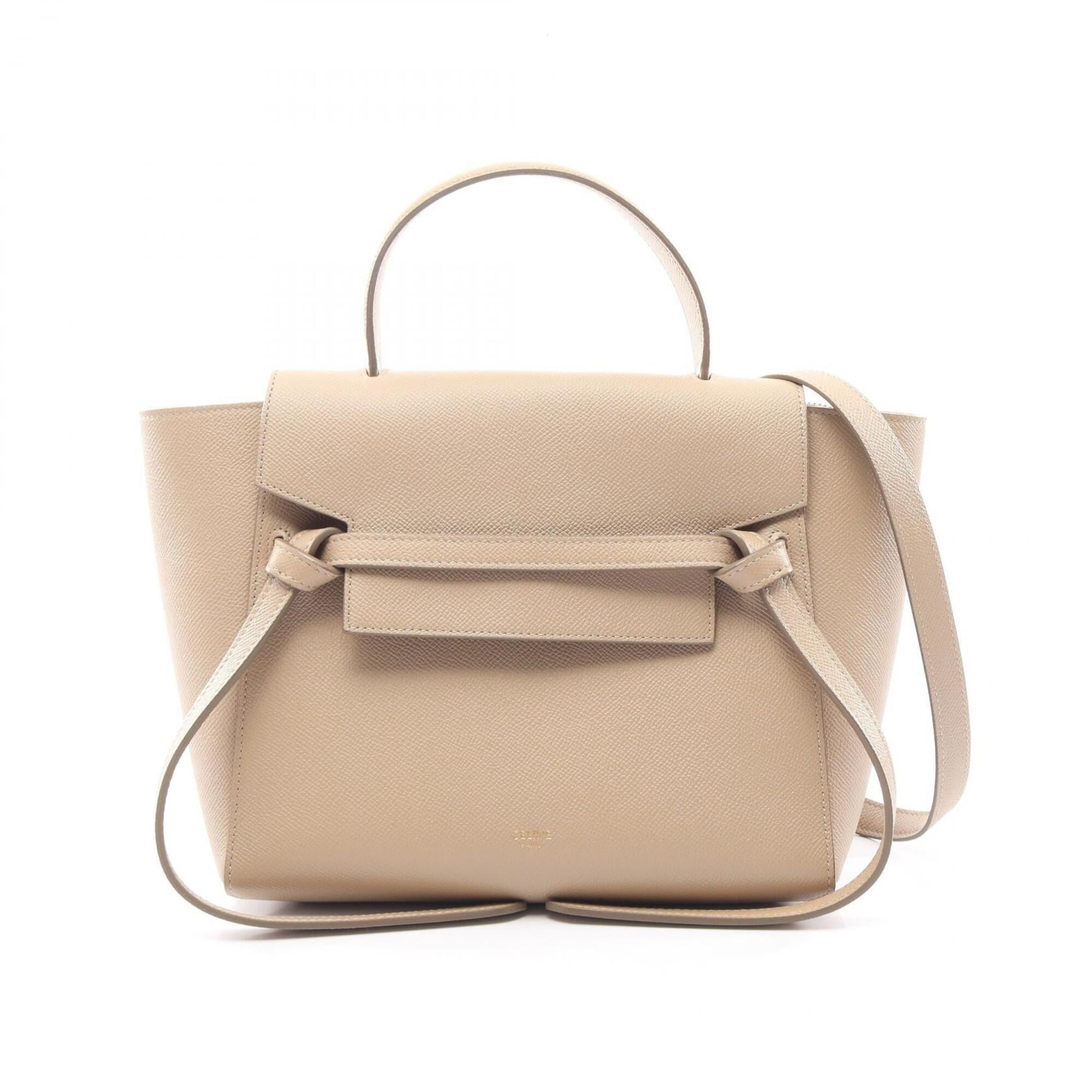 Celine Beige Leather Handbag (Pre-Owned)