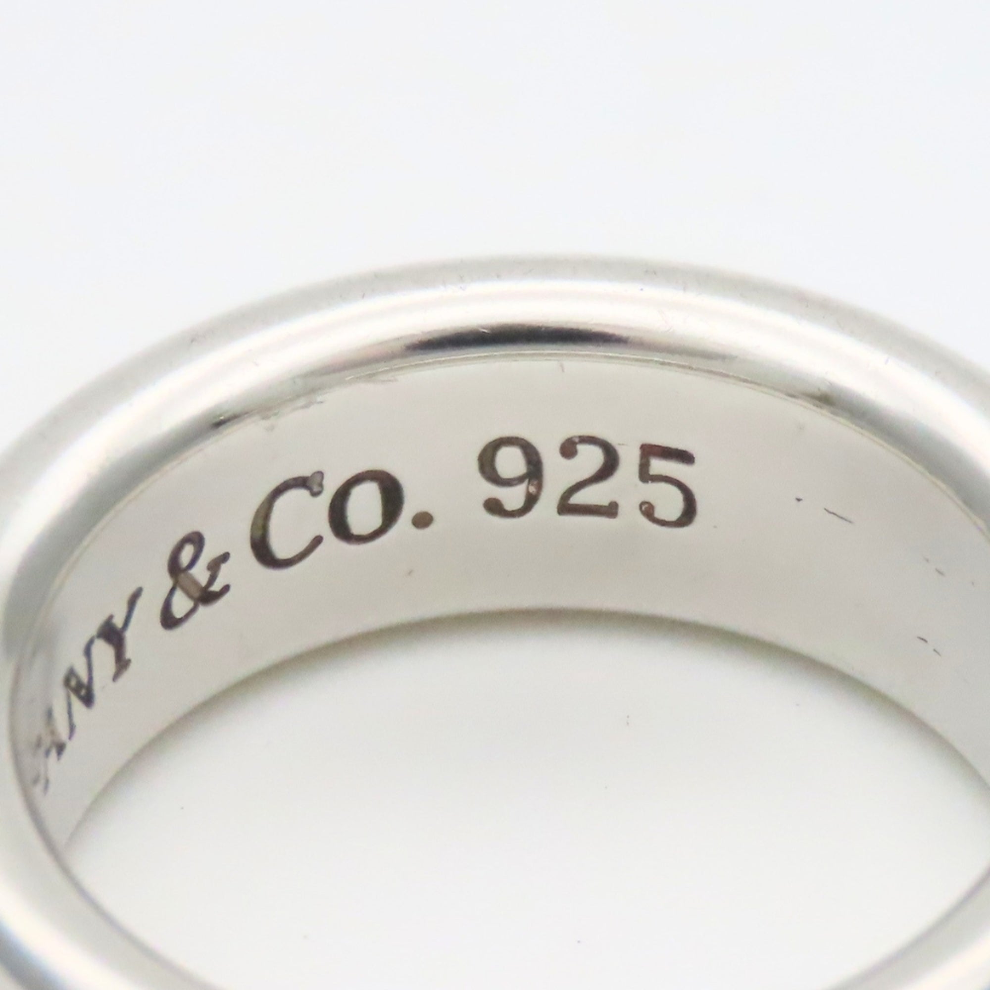 Tiffany Silver Silver 925 Band Ring (Pre-Owned)