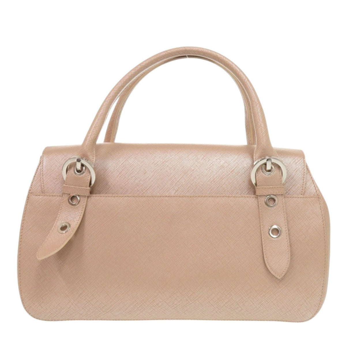 Salvatore Ferragamo Pink Leather Handbag (Pre-Owned)