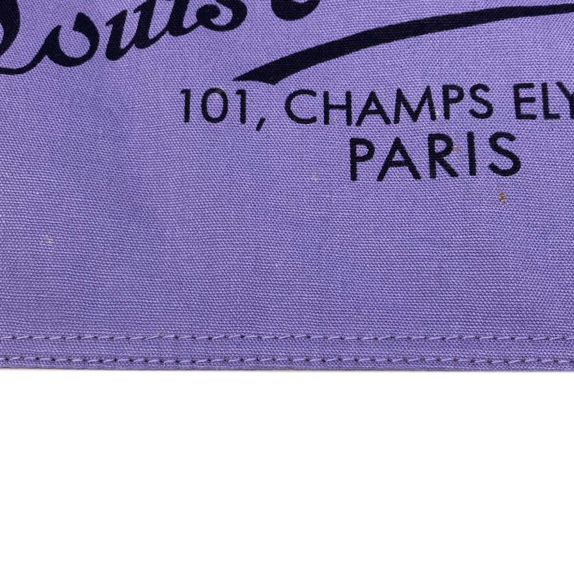 Louis Vuitton Black Purple Canvas Tote Bag (Pre-Owned)