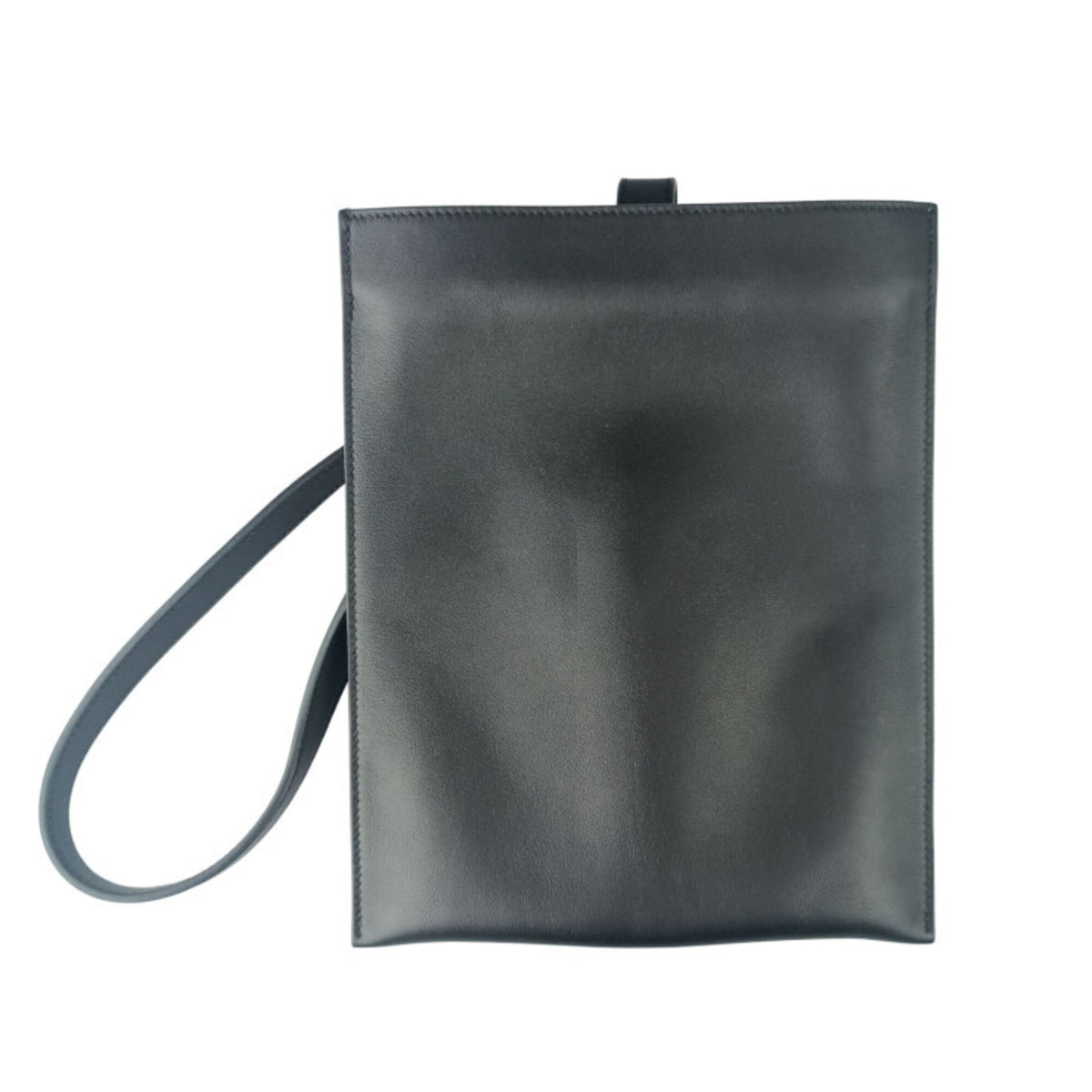 Hermes Black Swift Leather Crossbody Bag Shoulder Bag (Pre-Owned)