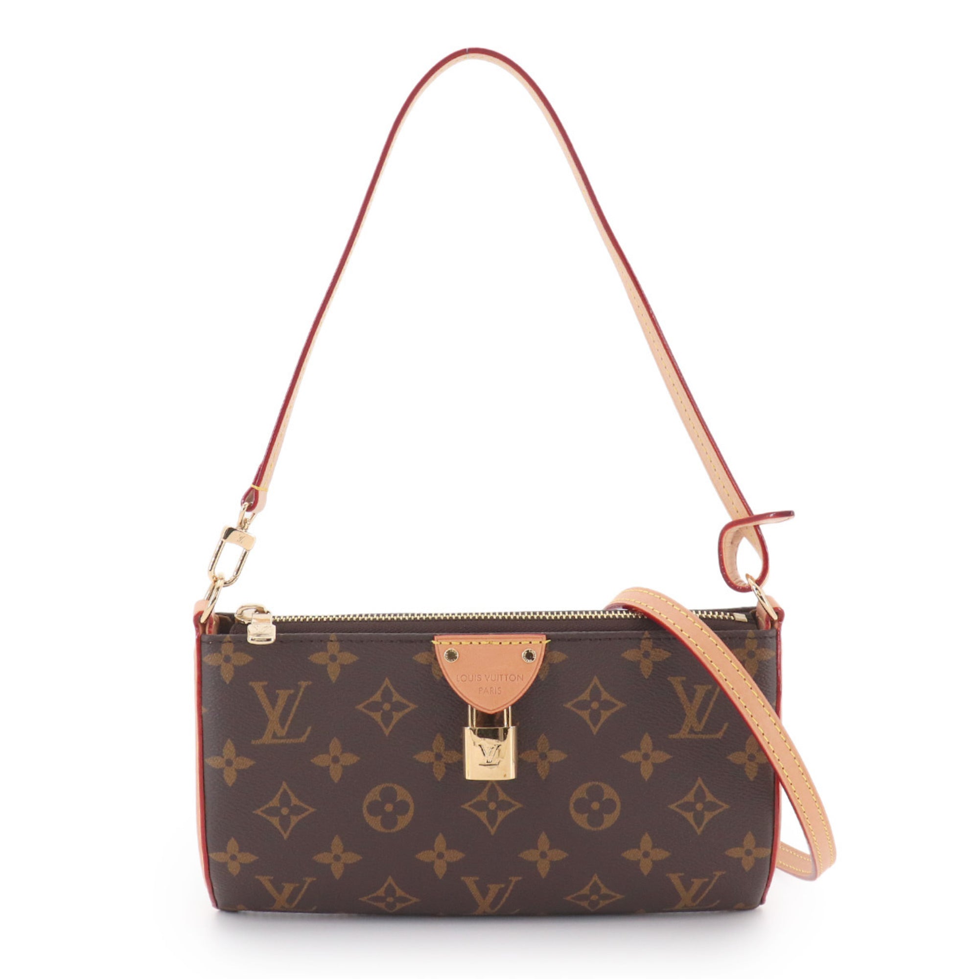 Louis Vuitton Brown Monogram Handbag Pochette Shoulder Bag (Pre-Owned)