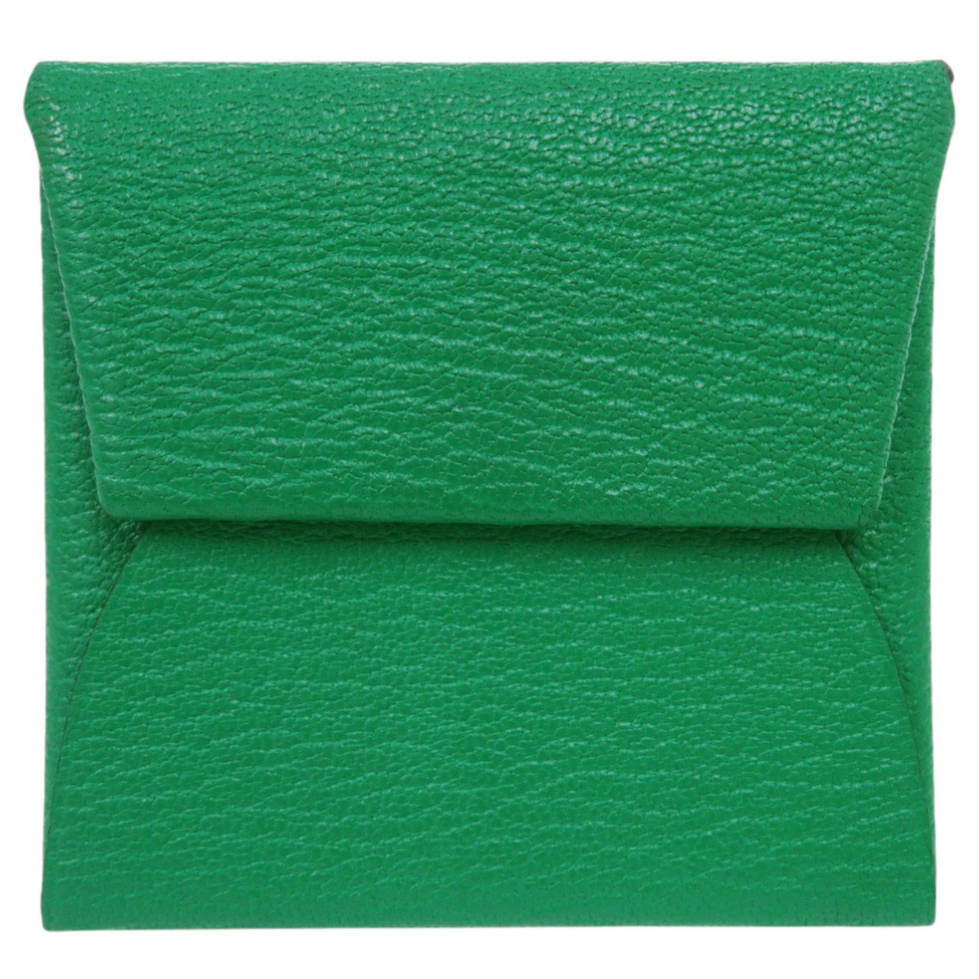 Hermes Bastia Bambou Chevre Myzore Leather Coin Purse/Coin Case (Pre-Owned)