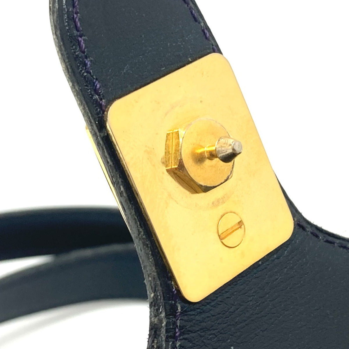 Christian Dior Navy Leather Shoulder Bag (Pre-Owned)