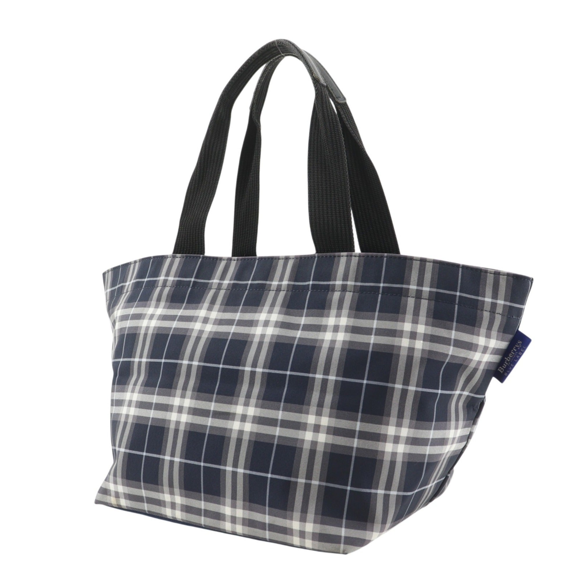 Burberry Blue Label Blue Navy Nylon Tote Bag (Pre-Owned)