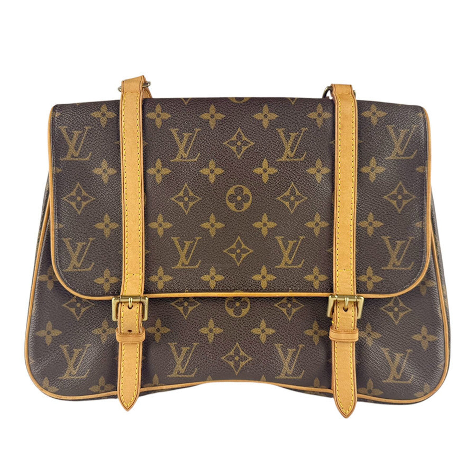Louis Vuitton Brown Monogram Monogram Backpack Shoulder Bag (Pre-Owned)