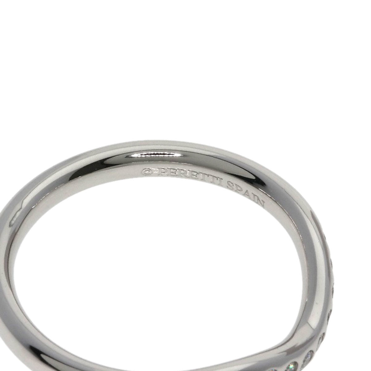 Tiffany Silver Platinum 950 Band Ring (Pre-Owned)