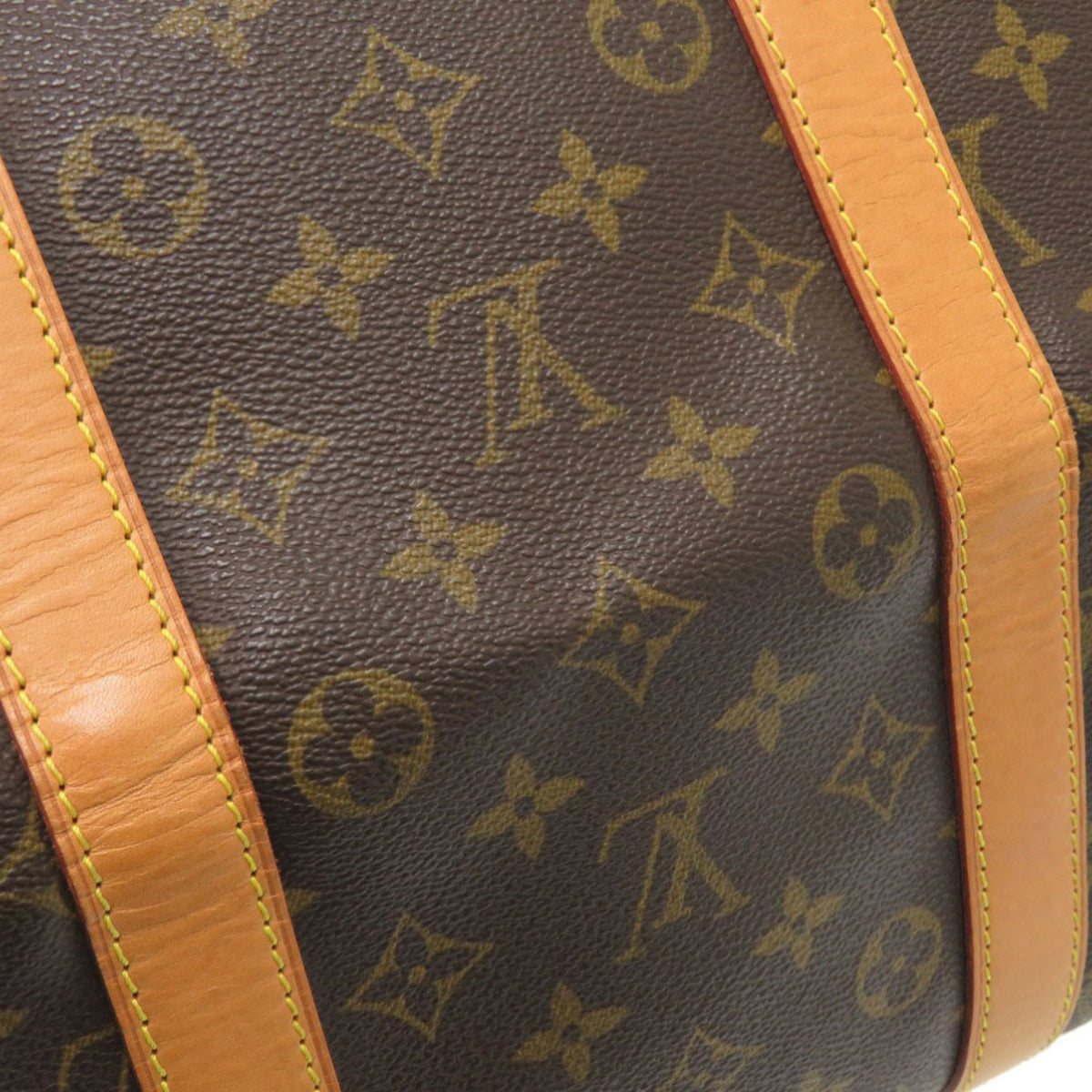 Louis Vuitton Brown Monogram Canvas Boston Bag (Pre-Owned)