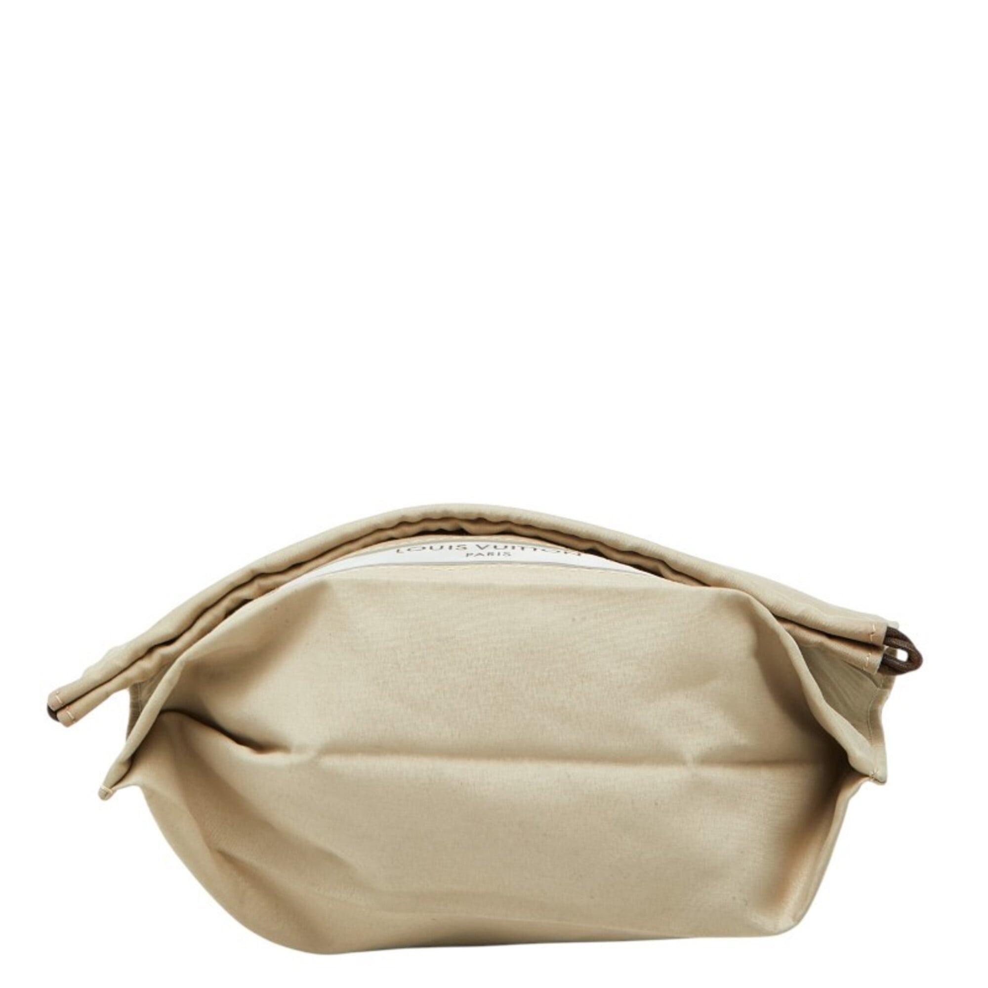 Louis Vuitton Beige Gray Gray Beige Polyester Elastane Handbag Pouch (Pre-Owned)