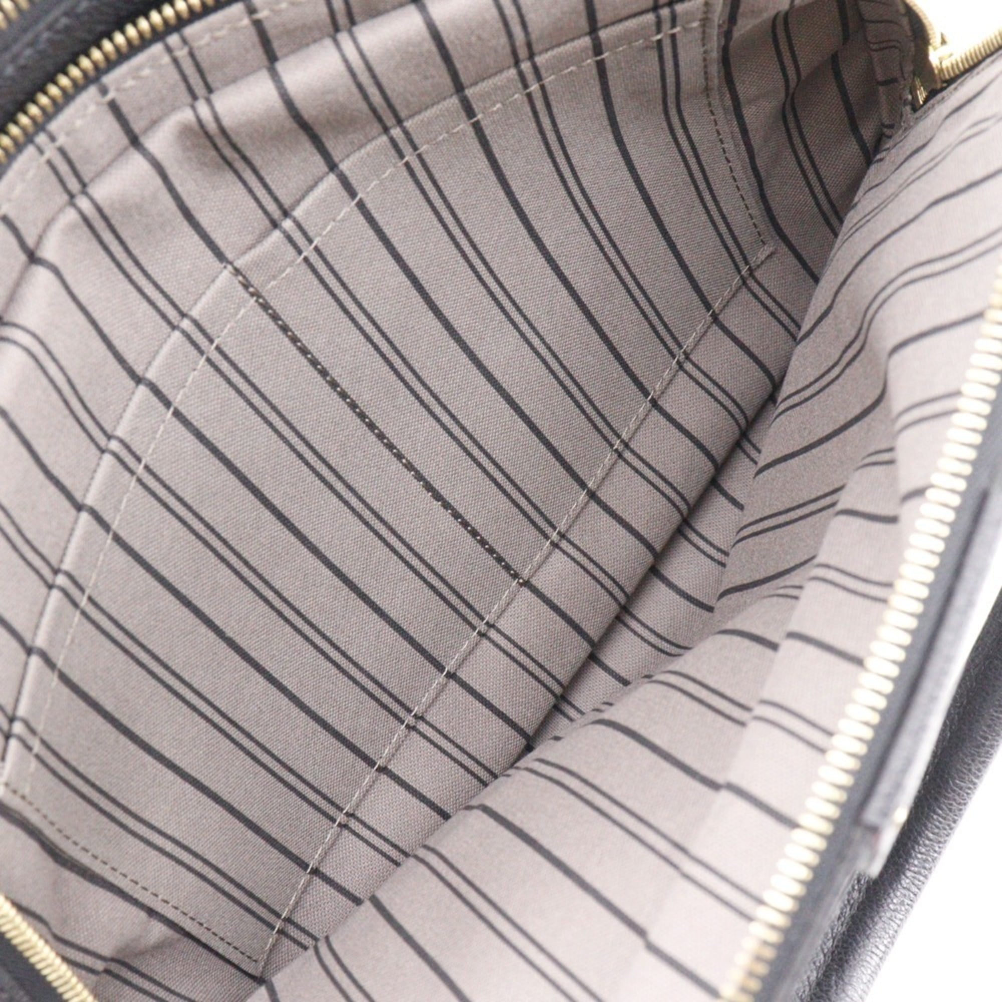 Louis Vuitton Black Noir Monogram Empreinte Handbag (Pre-Owned)