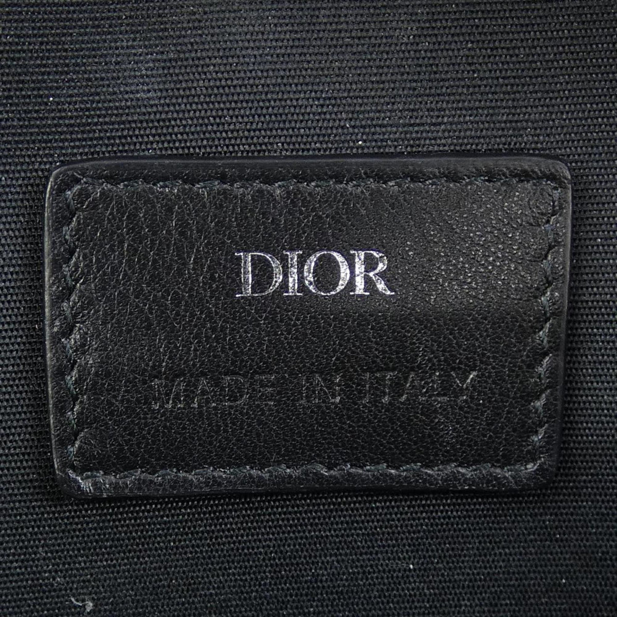 Christian Dior Beige Black Navy Handbag Pouch (Pre-Owned)