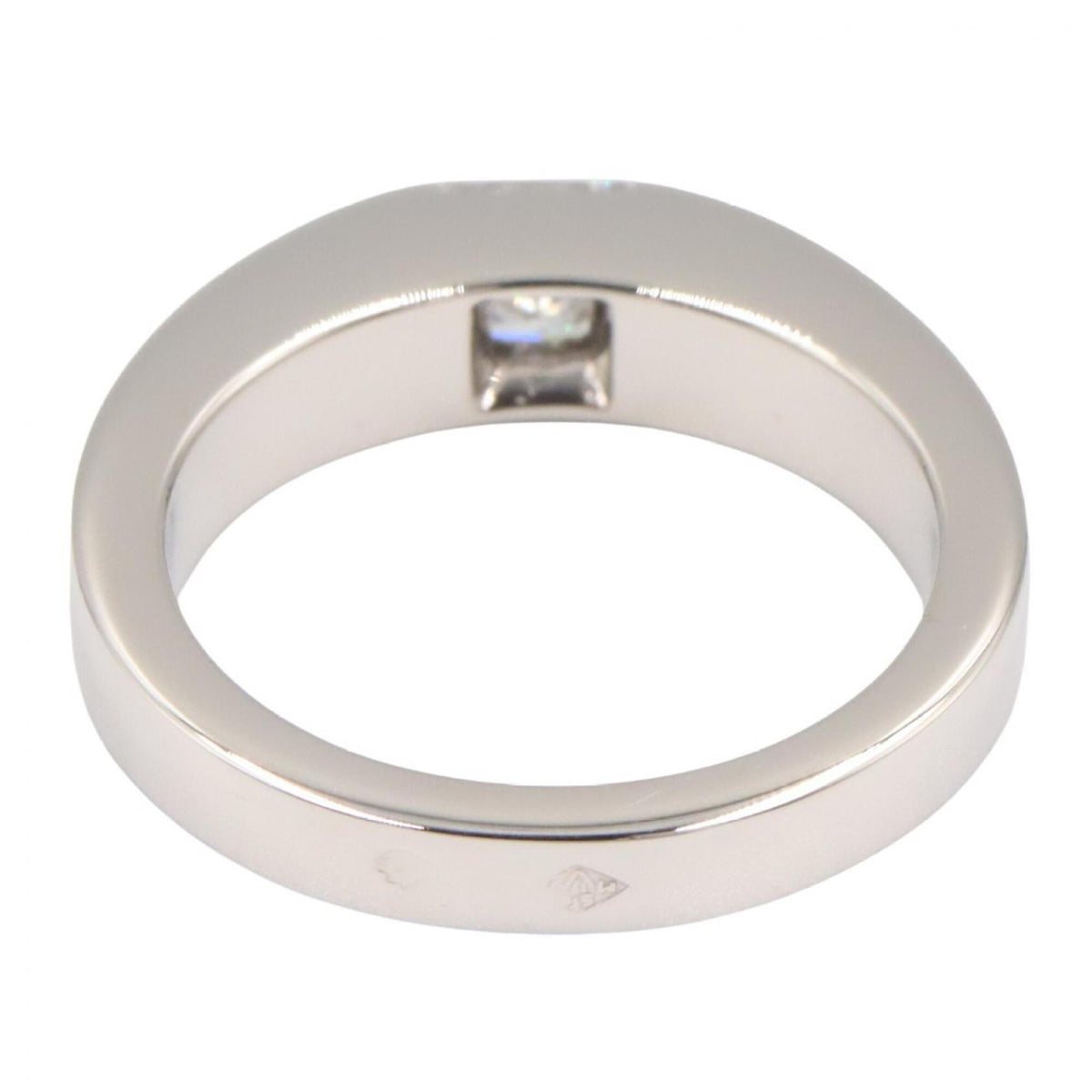 Cartier Silver Clear White Gold (18K) Band Ring (Pre-Owned)