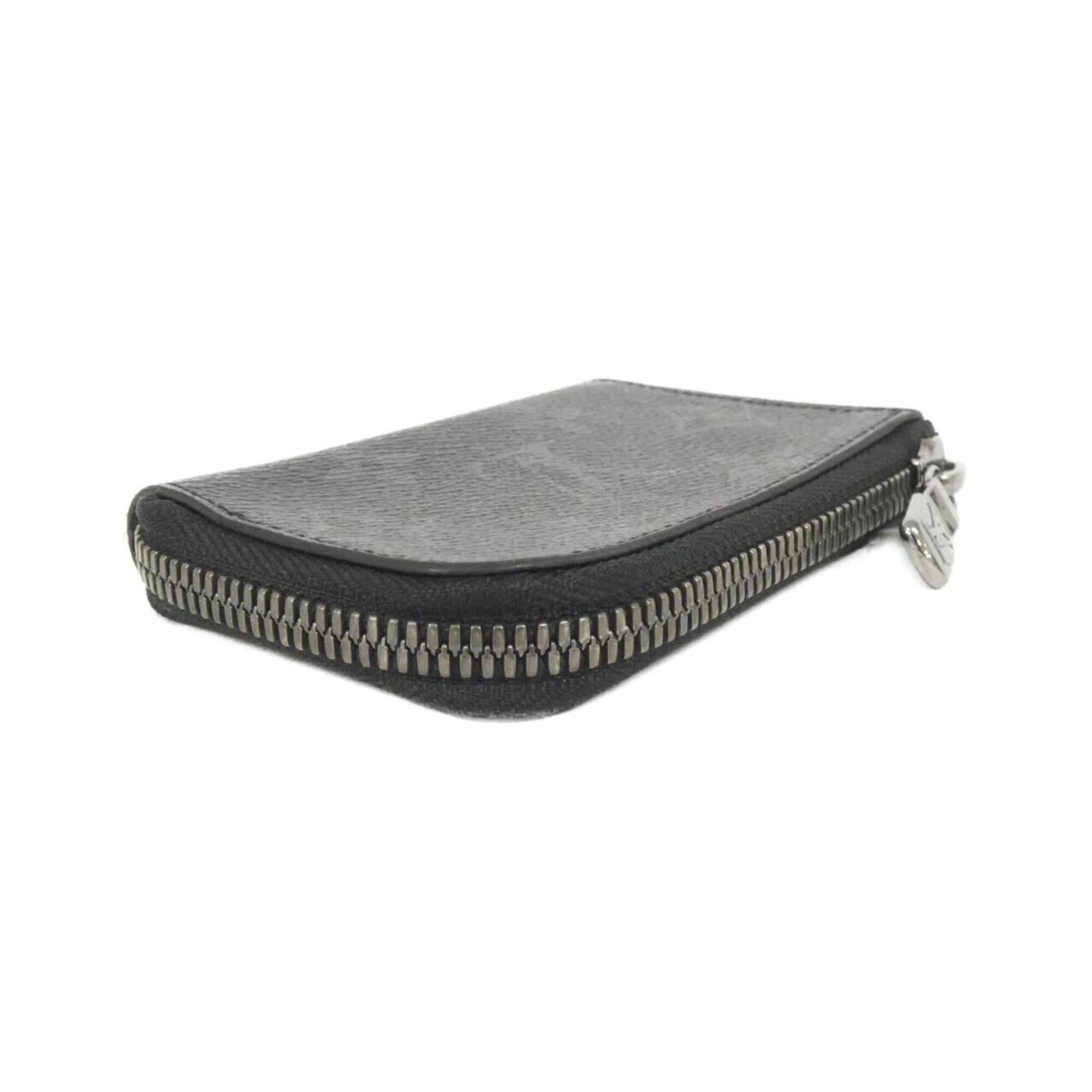 Louis Vuitton Black Coated Canvas Coin Purse/Coin Case (Pre-Owned)