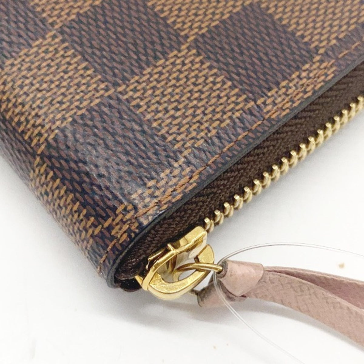 Louis Vuitton Rose Ballerine Damier Canvas Long Wallet (Bi-Fold) (Pre-Owned)