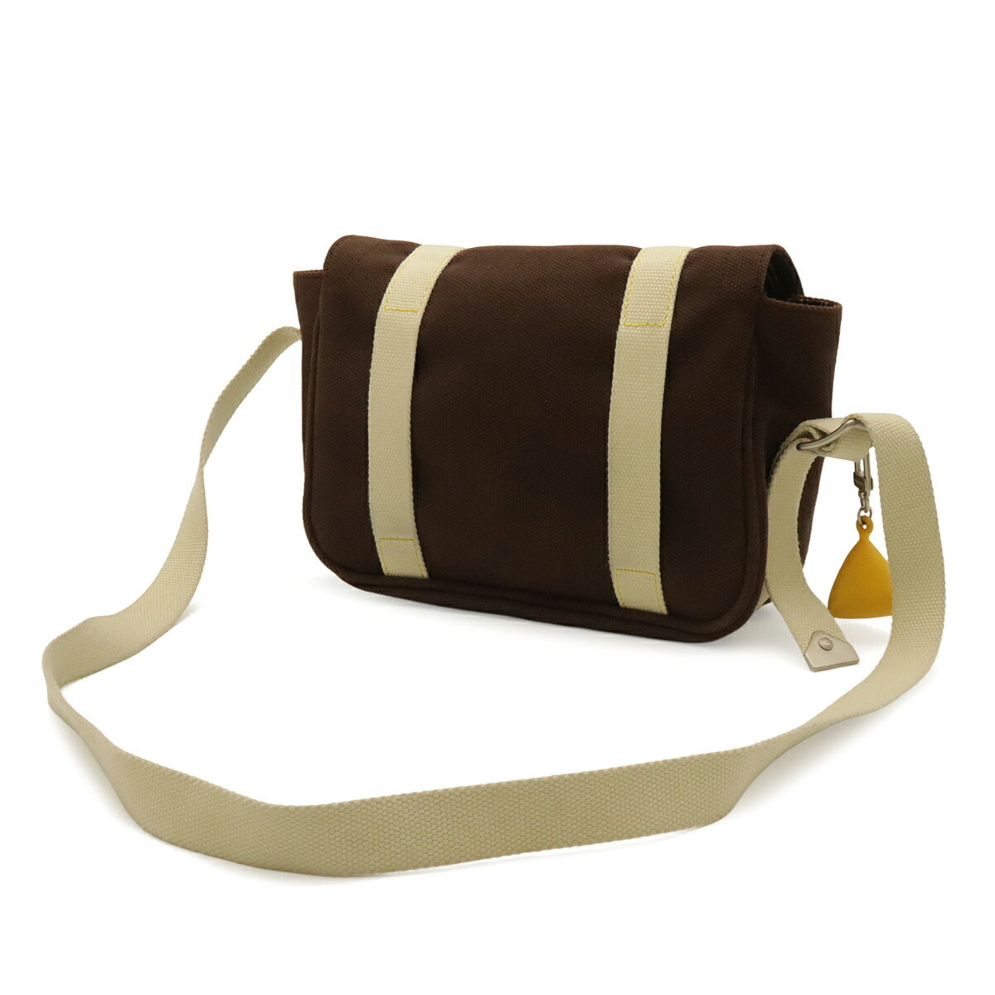 Louis Vuitton Moka Canvas Messenger Bag Shoulder Bag (Pre-Owned)