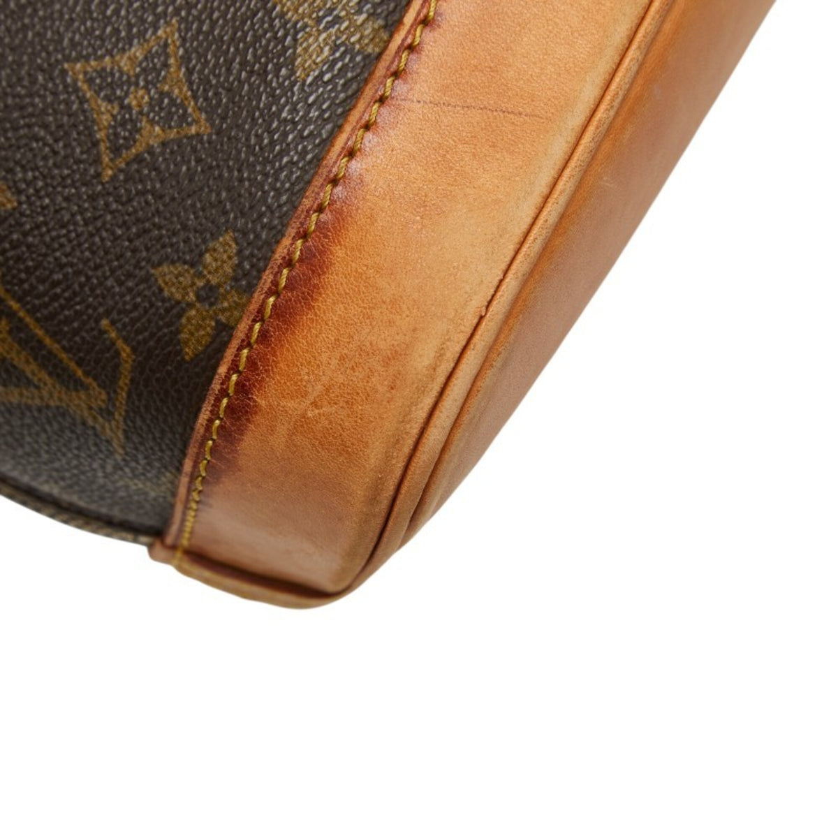 Louis Vuitton Brown Pvc Leather Handbag (Pre-Owned)