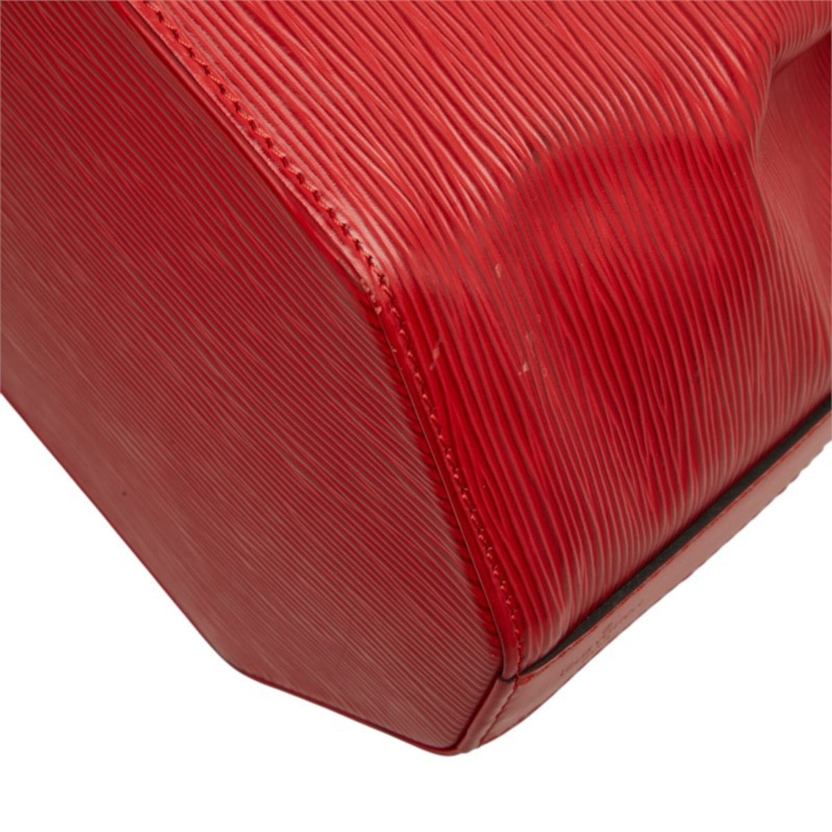 Louis Vuitton Castilian Red Leather Shoulder Bag (Pre-Owned)