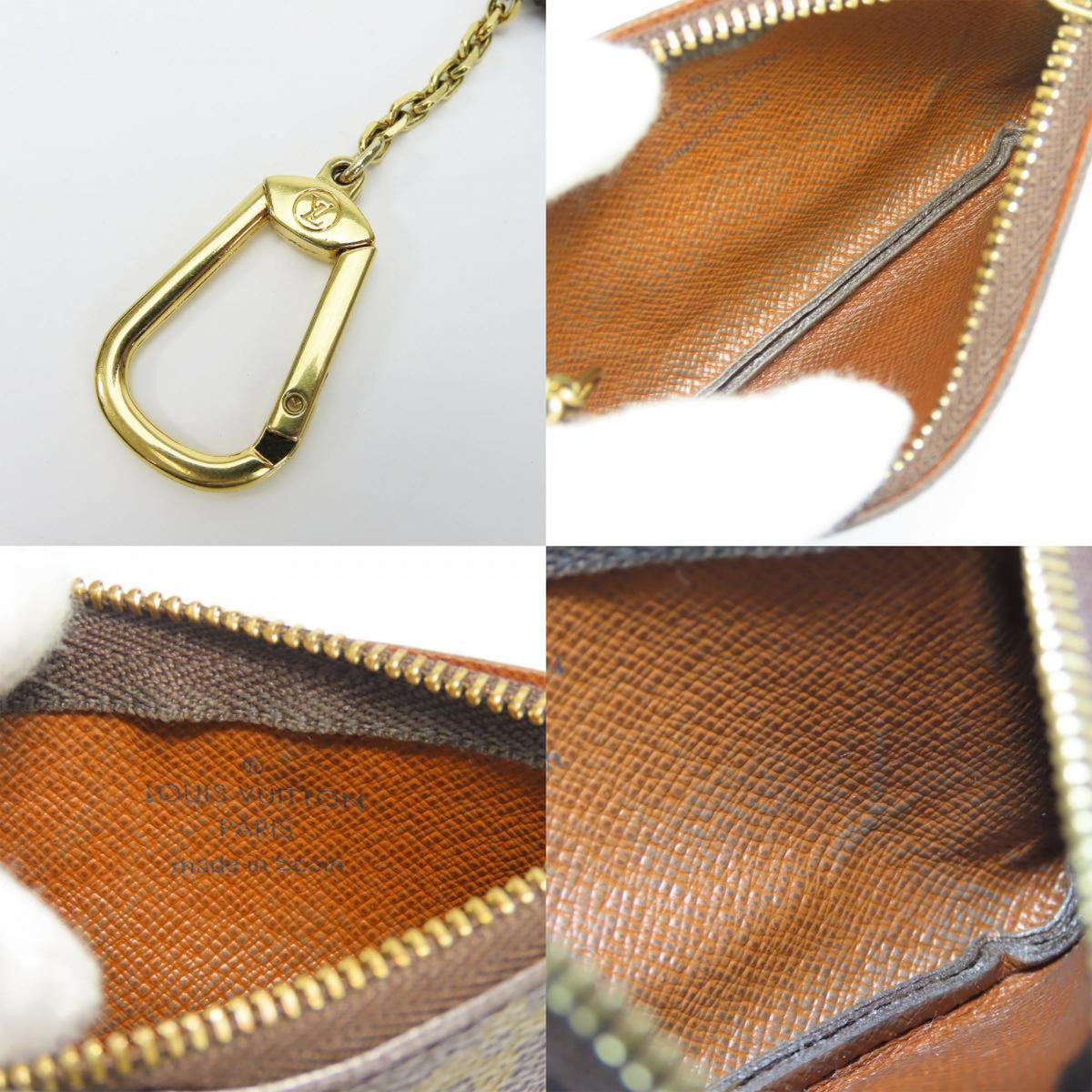 Louis Vuitton Brown Monogram Coin Purse/Coin Case (Pre-Owned)