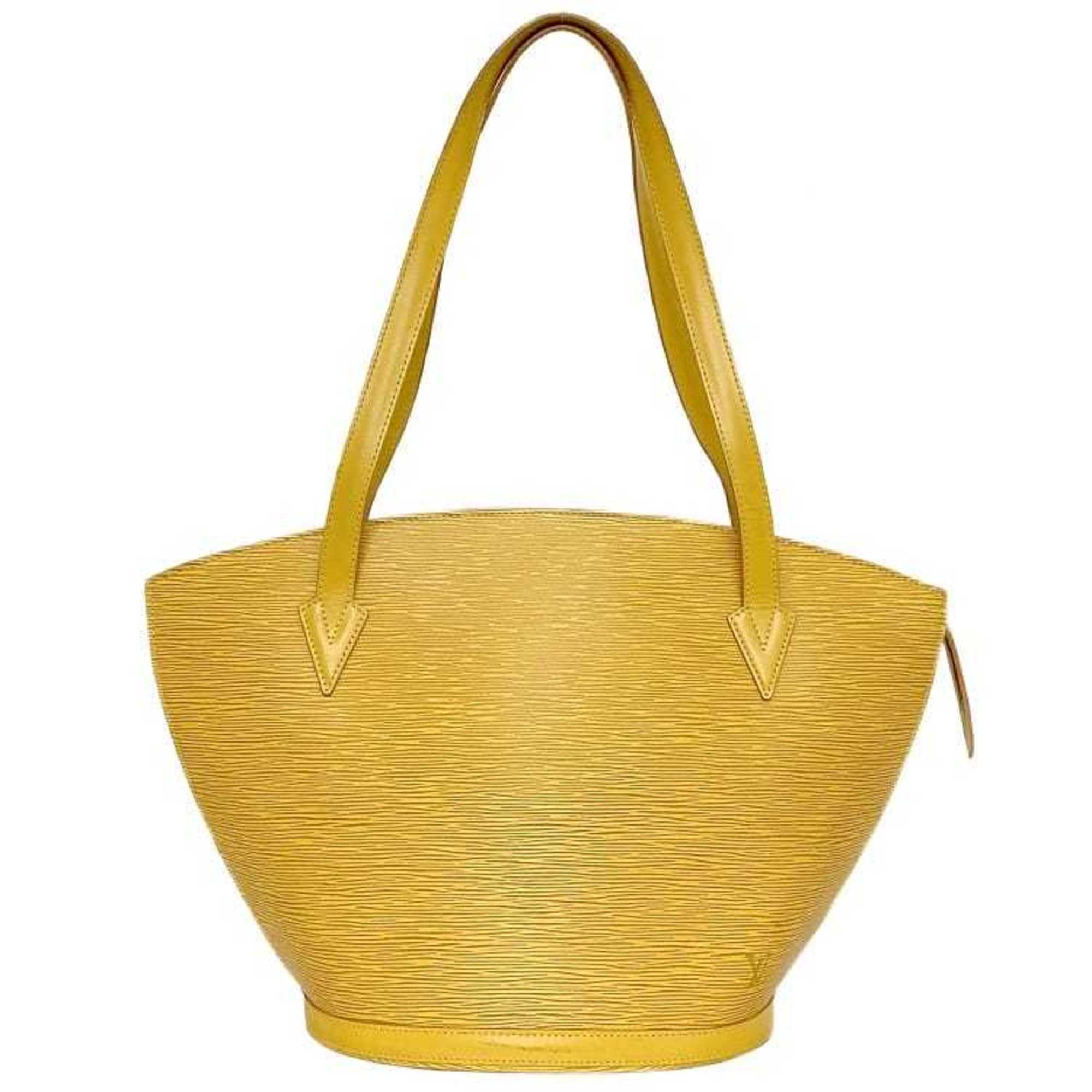 Louis Vuitton Epi Yellow Epi Leather Handbag Tote Bag (Pre-Owned)