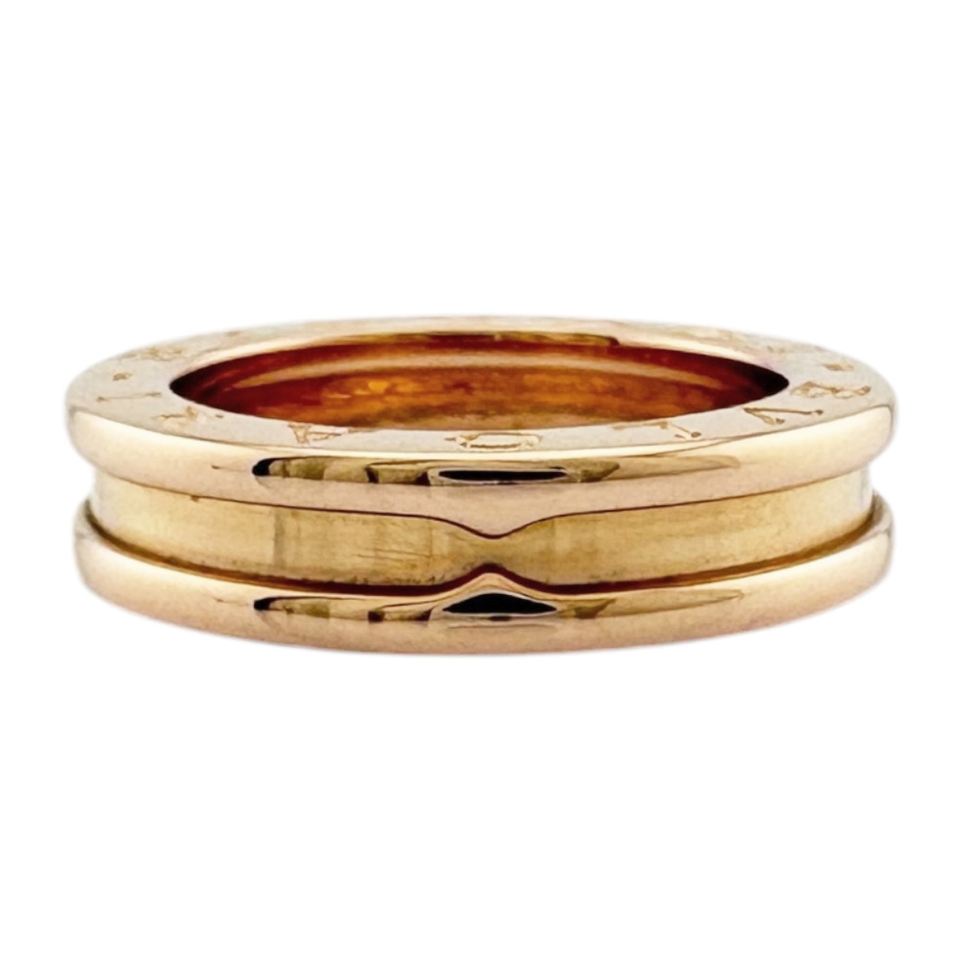 Bvlgari Pink Gold Pink Gold (18K) Band Ring (Pre-Owned)