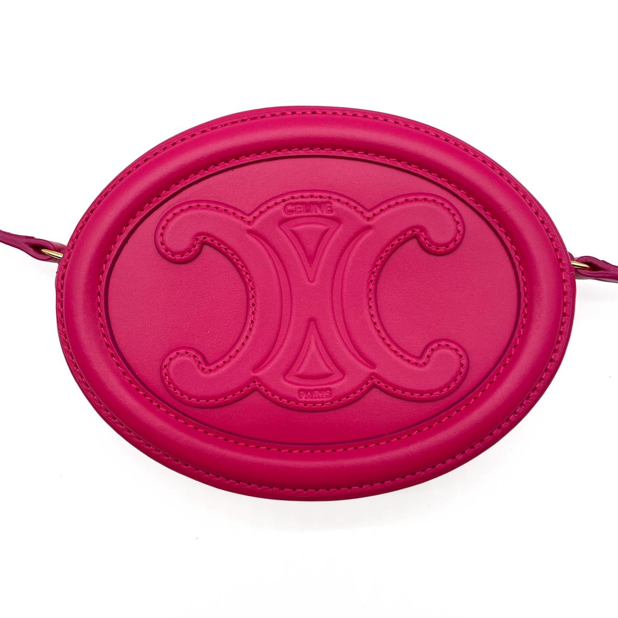Celine Pink Leather Shoulder Bag (Pre-Owned)