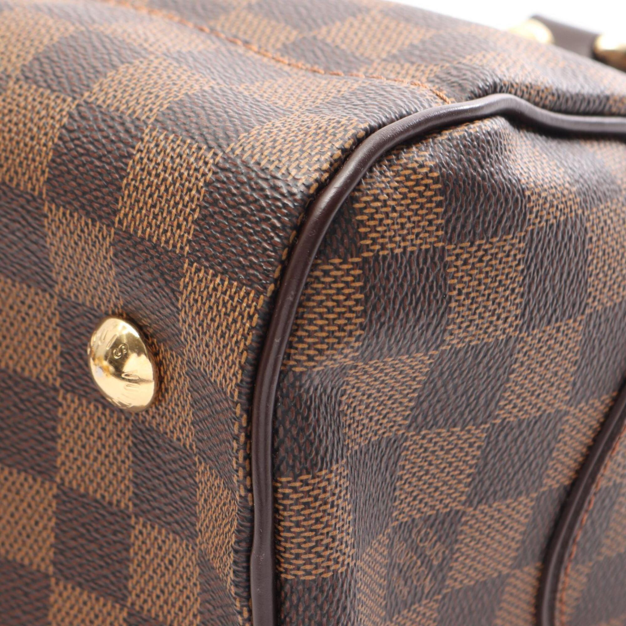 Louis Vuitton Brown Coated Canvas Pvc Leather Handbag (Pre-Owned)