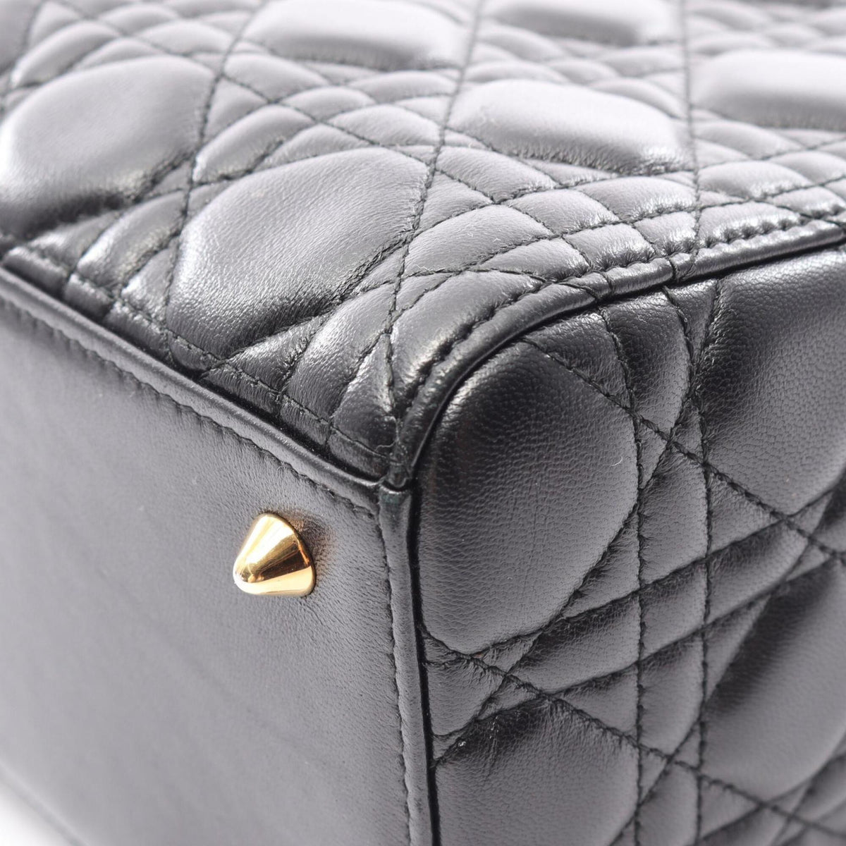 Christian Dior Black Leather Handbag (Pre-Owned)