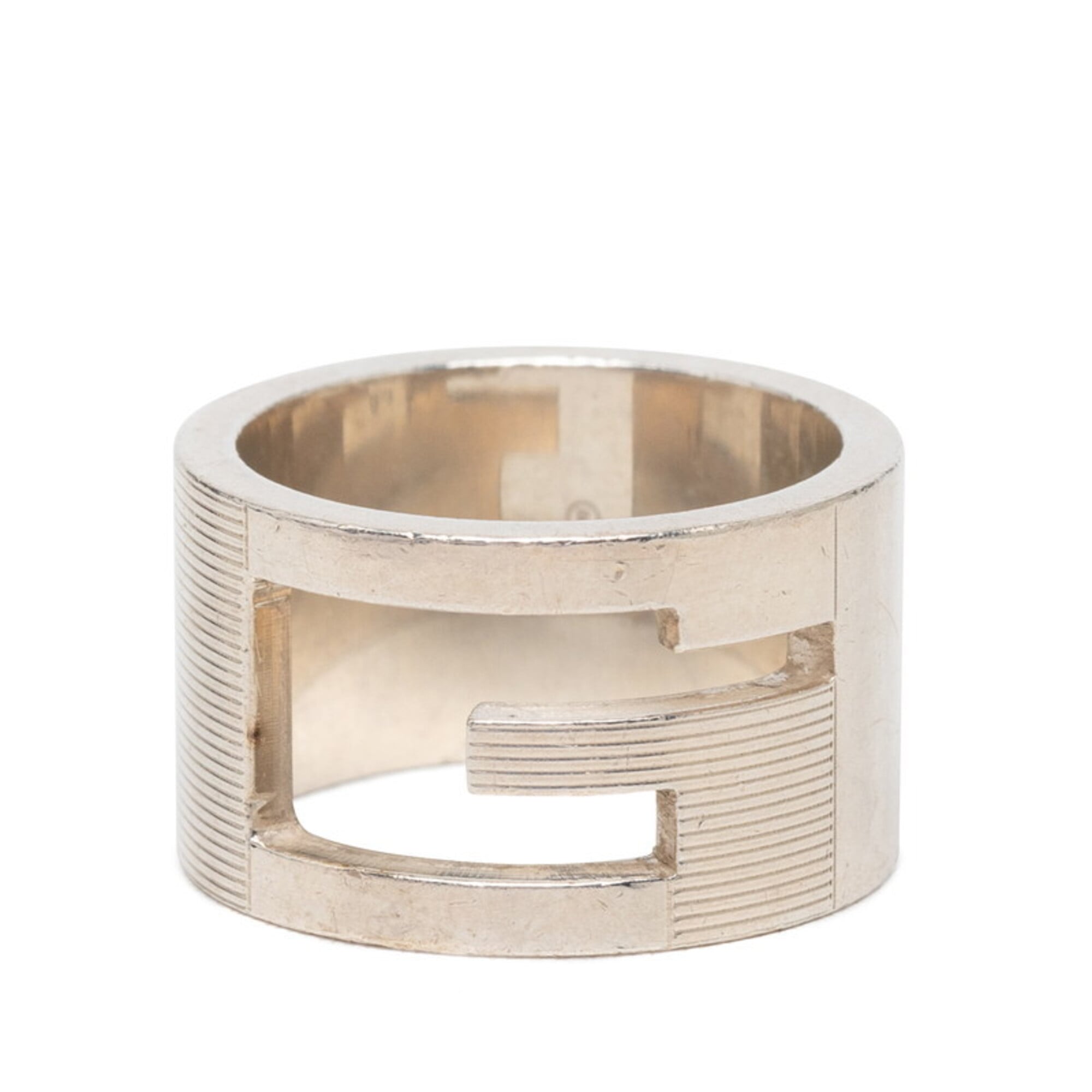 Gucci Silver 925 Band Ring (Pre-Owned)