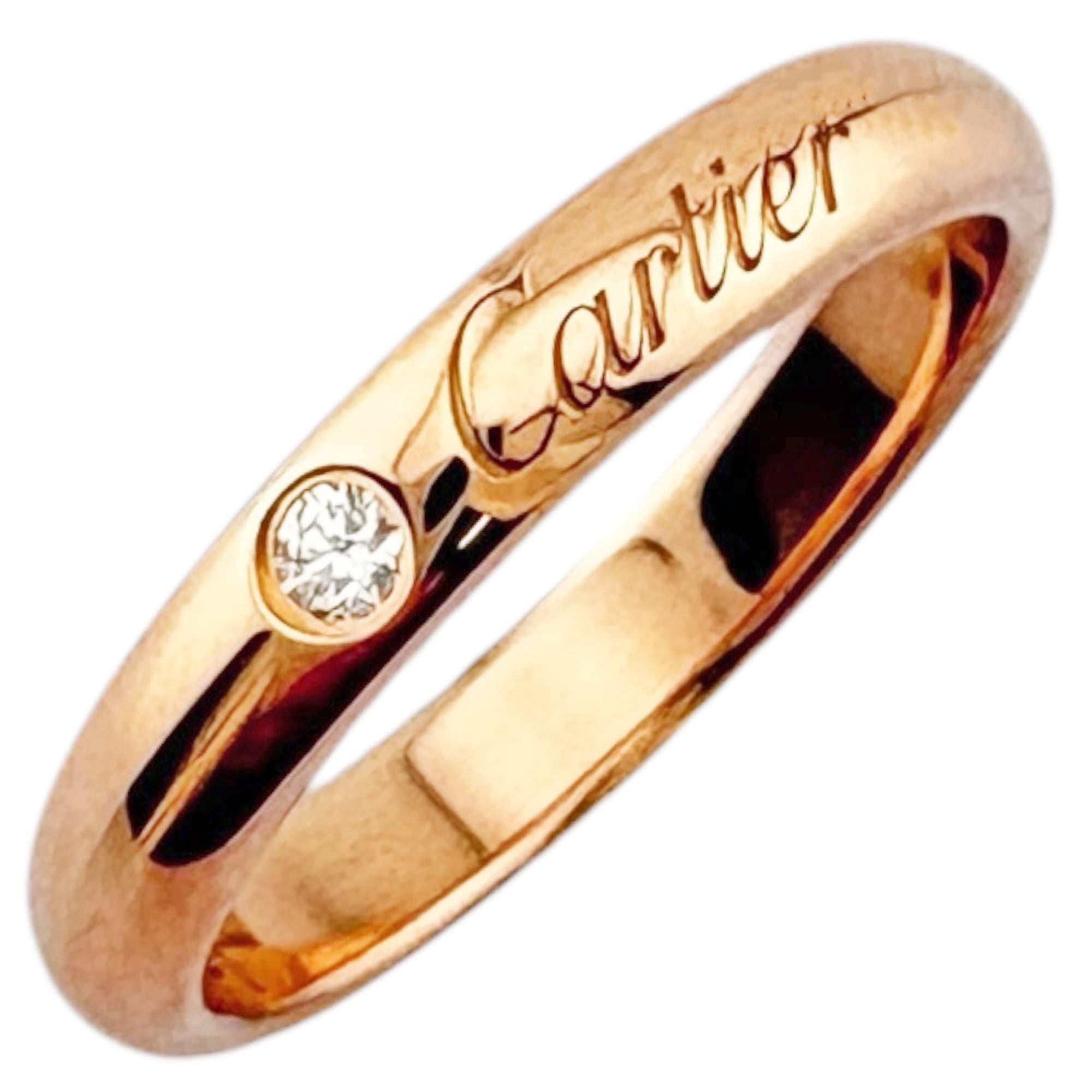 Cartier Pink Gold Pink Gold (18K) Band Ring (Pre-Owned)
