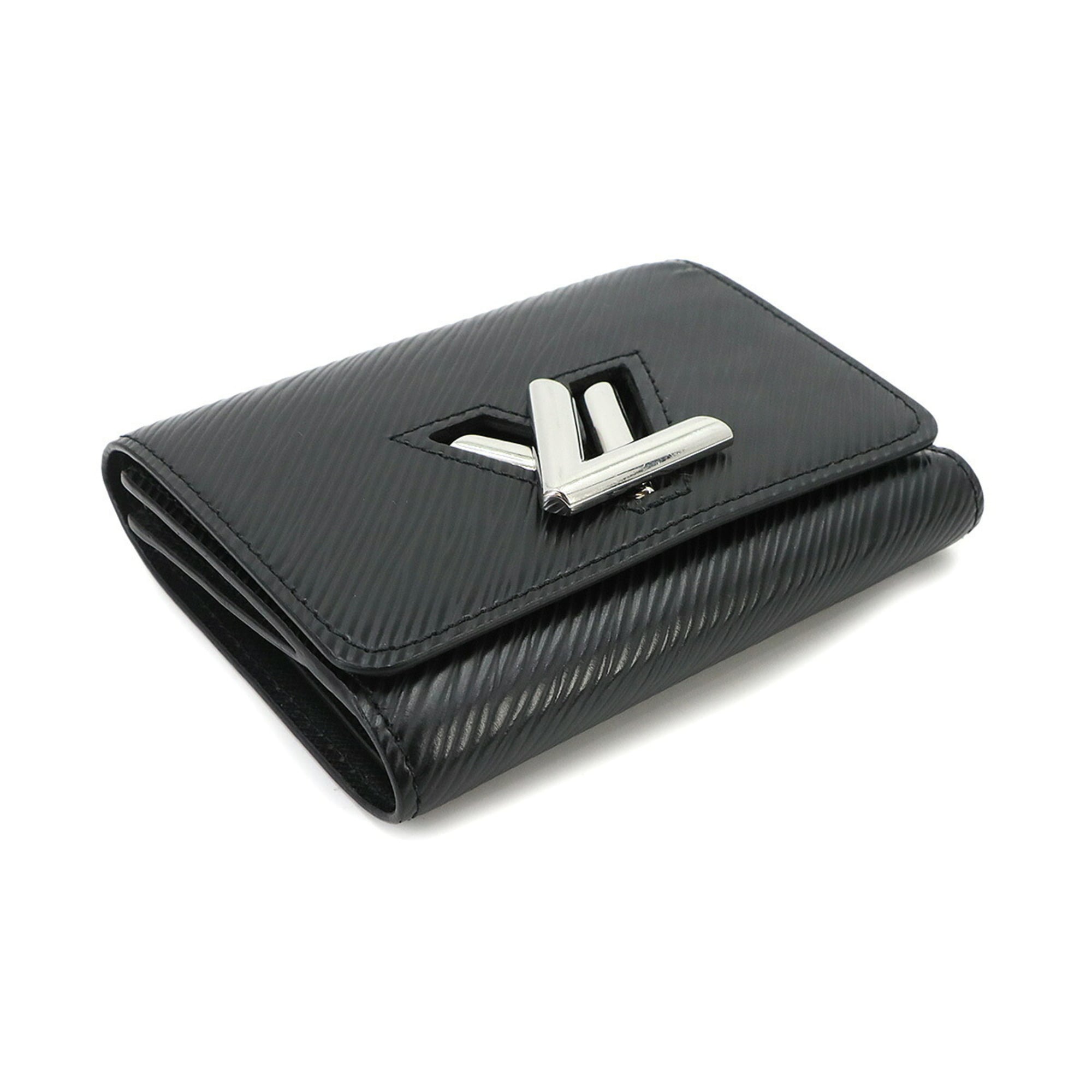 Louis Vuitton Noir Epi Leather Wallet (Tri-Fold) (Pre-Owned)
