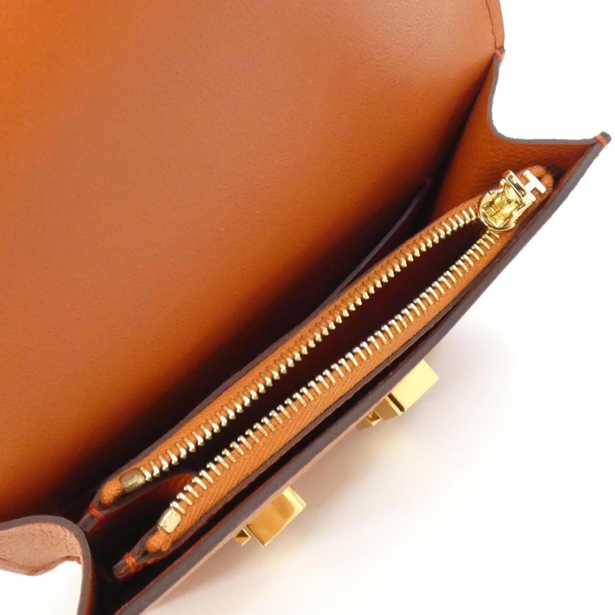 Hermes Orange Epsom Leather Wallet (Bi-Fold) (Pre-Owned)