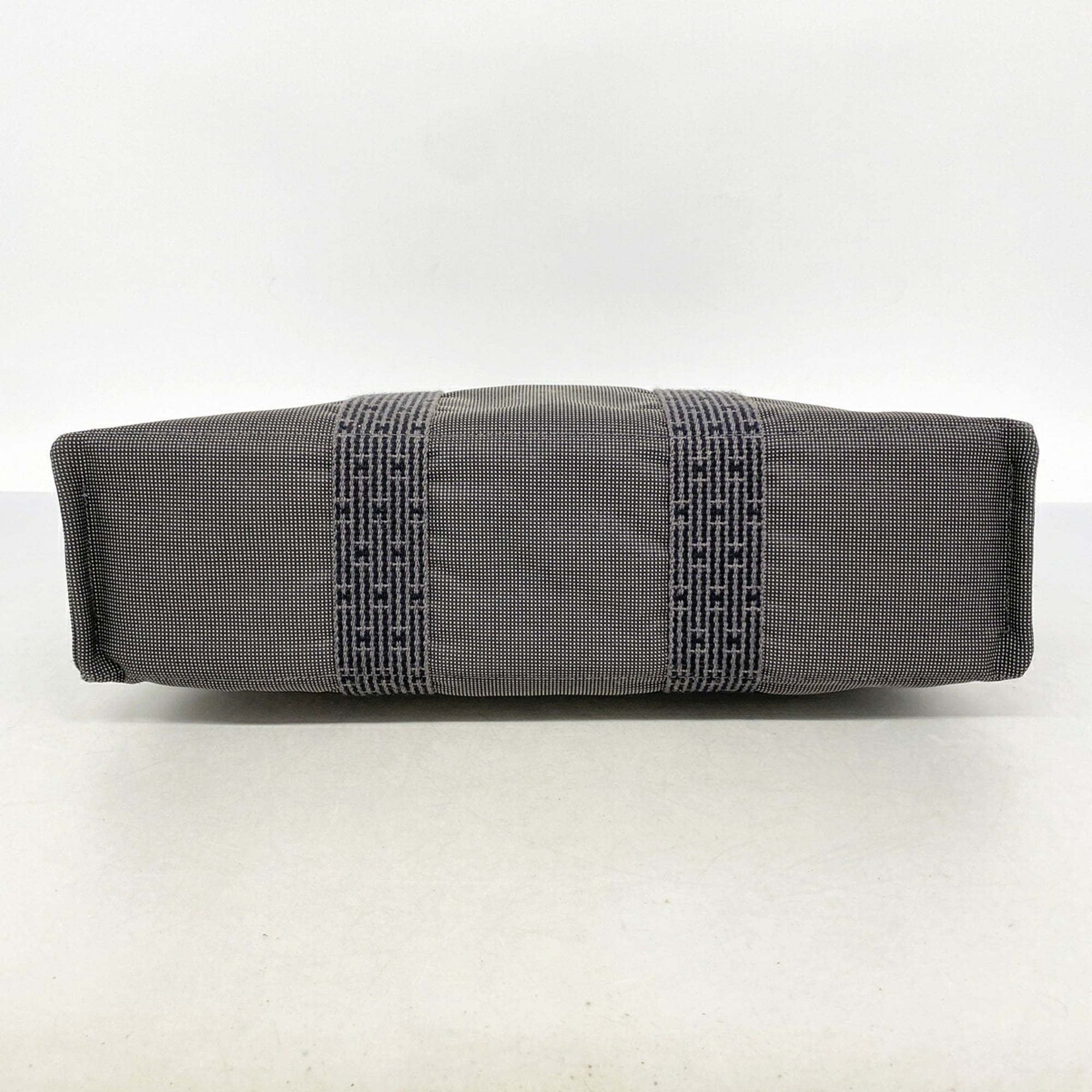 Hermes Gray Nylon Tote Bag (Pre-Owned)