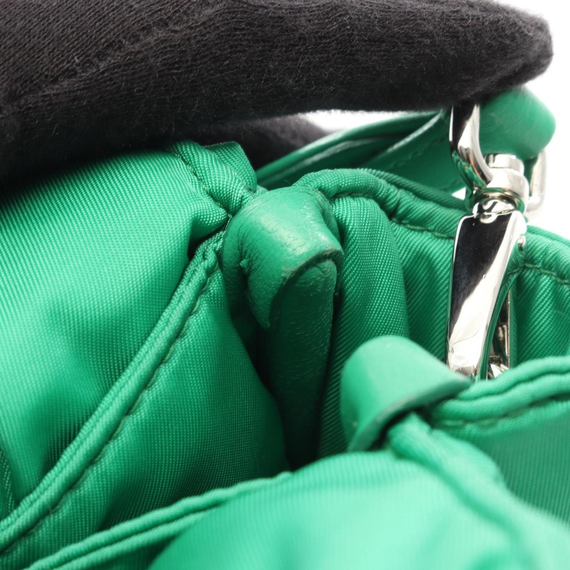 Prada Green Nylon Handbag (Pre-Owned)