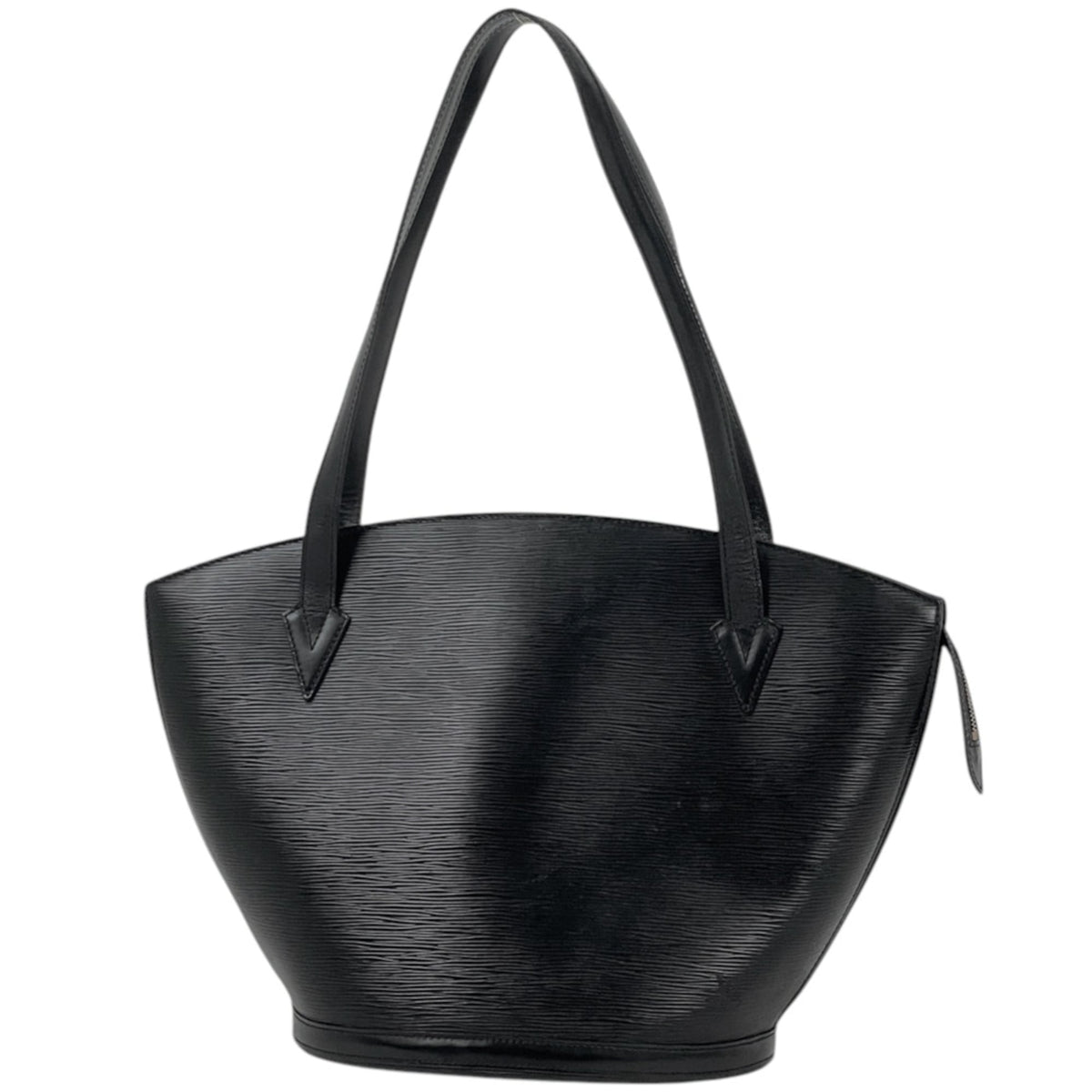 Louis Vuitton Black Noir Epi Leather Shoulder Bag Tote Bag (Pre-Owned)