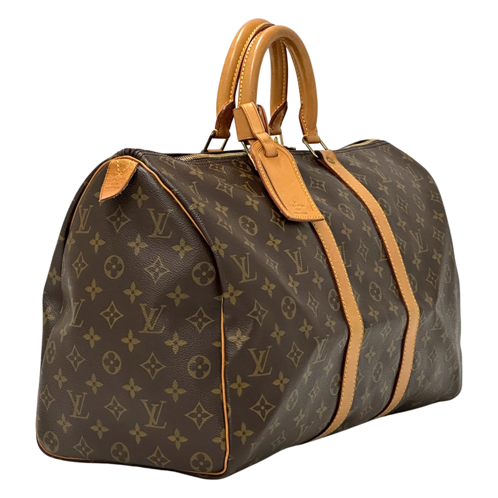 Louis Vuitton Brown Monogram Monogram Boston Bag Handbag (Pre-Owned)