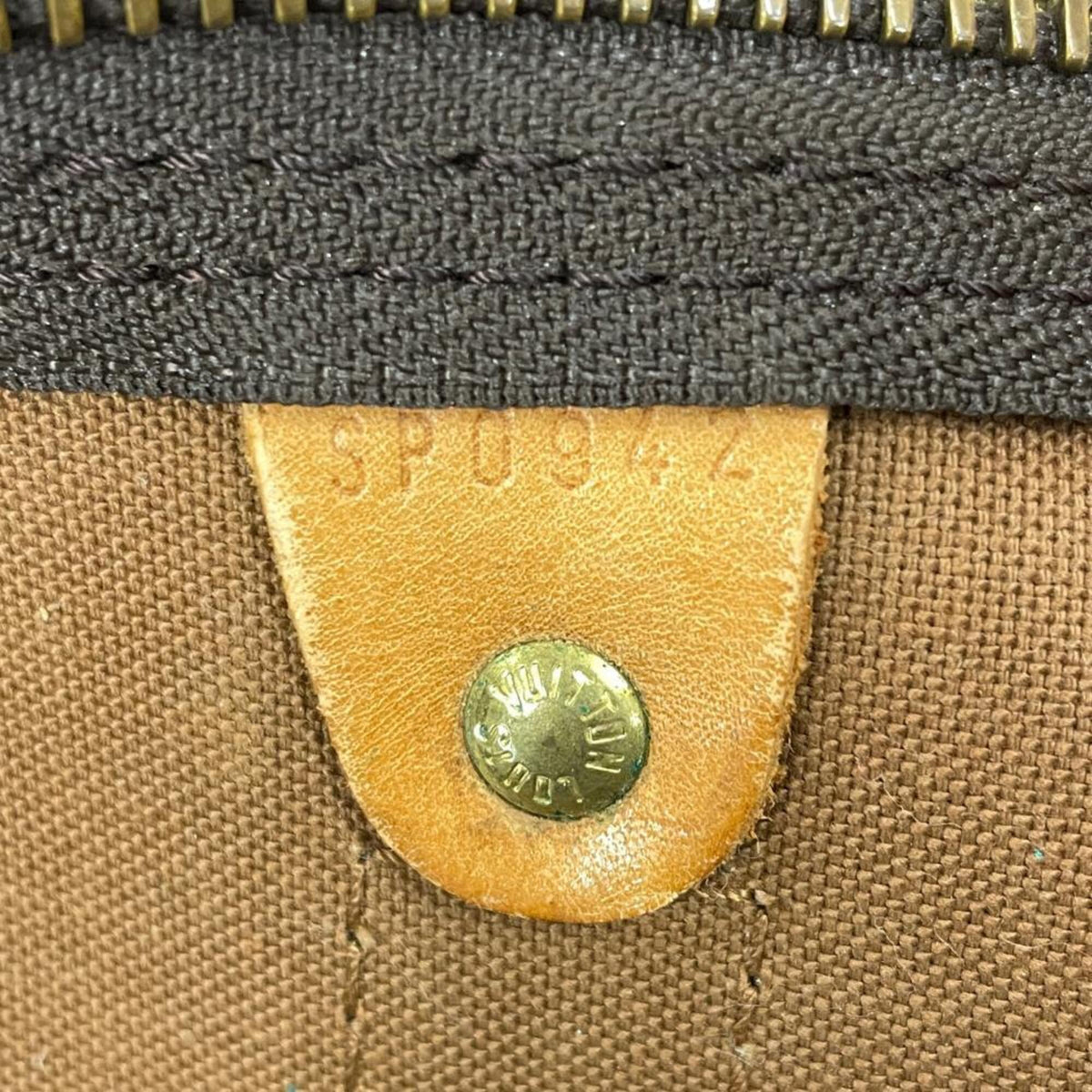 Louis Vuitton Brown Monogram Canvas Boston Bag (Pre-Owned)