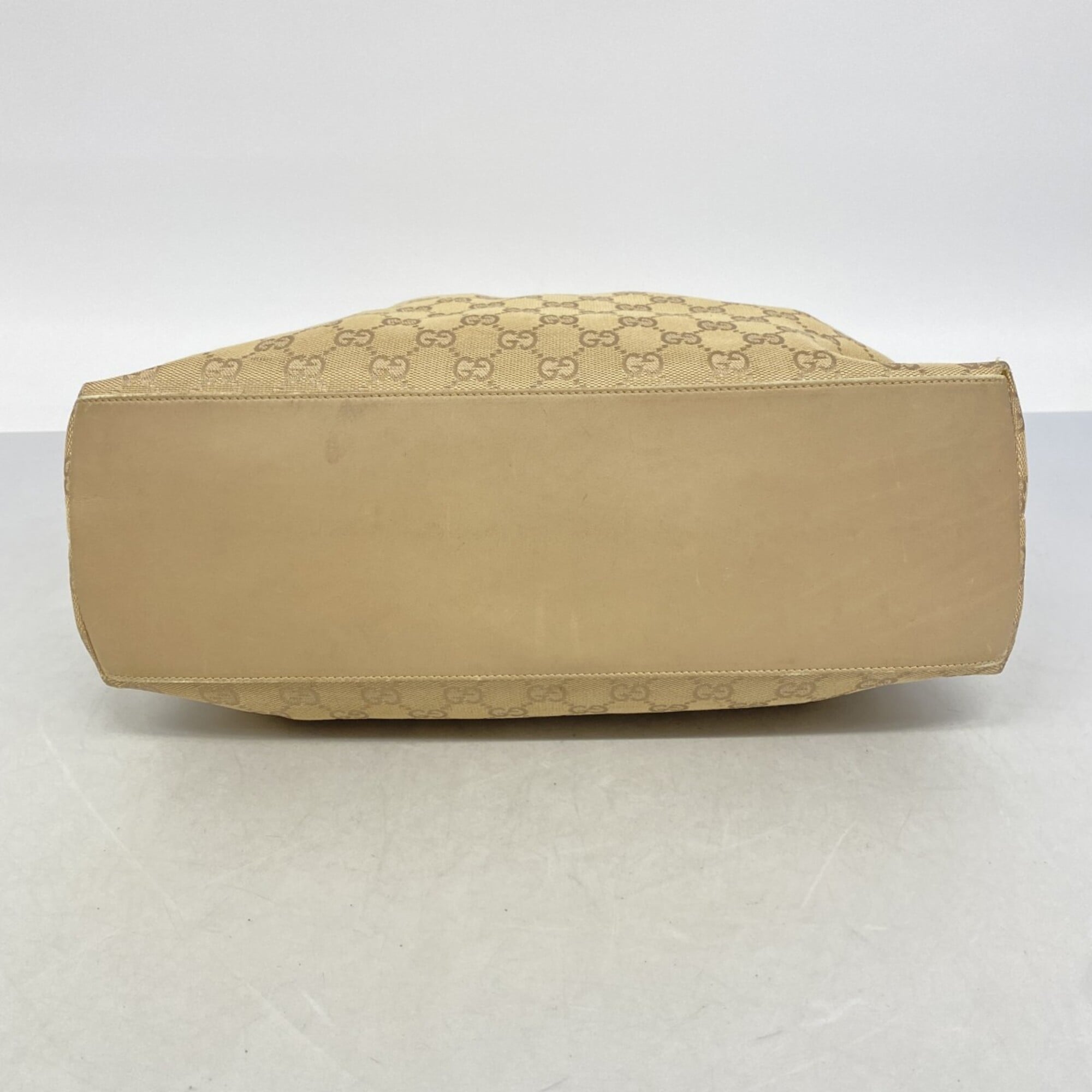 Gucci Beige Canvas Handbag (Pre-Owned)